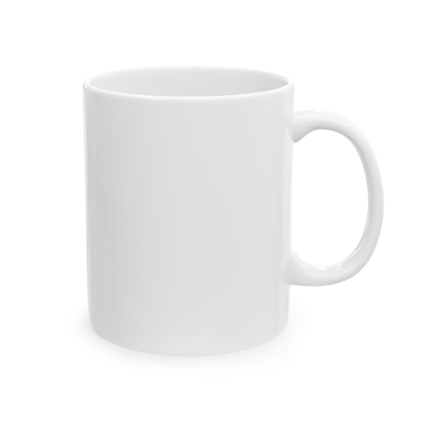 GENTLY OFF A CLIFF FUNNY SARCASTIC WHITE MUG