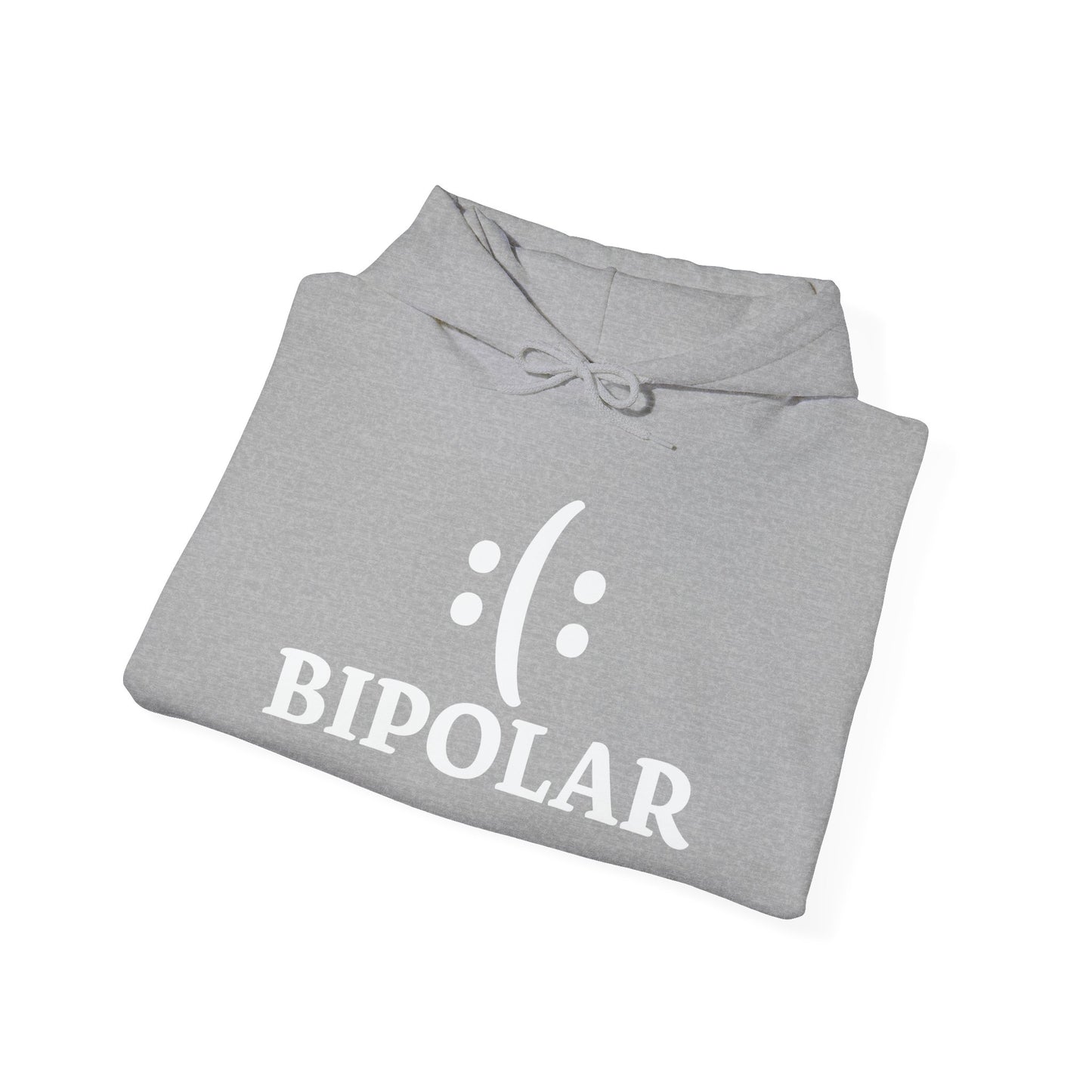 BIPOLAR - Premium Unisex Funny Sarcastic Black Hoodie Sweatshirt