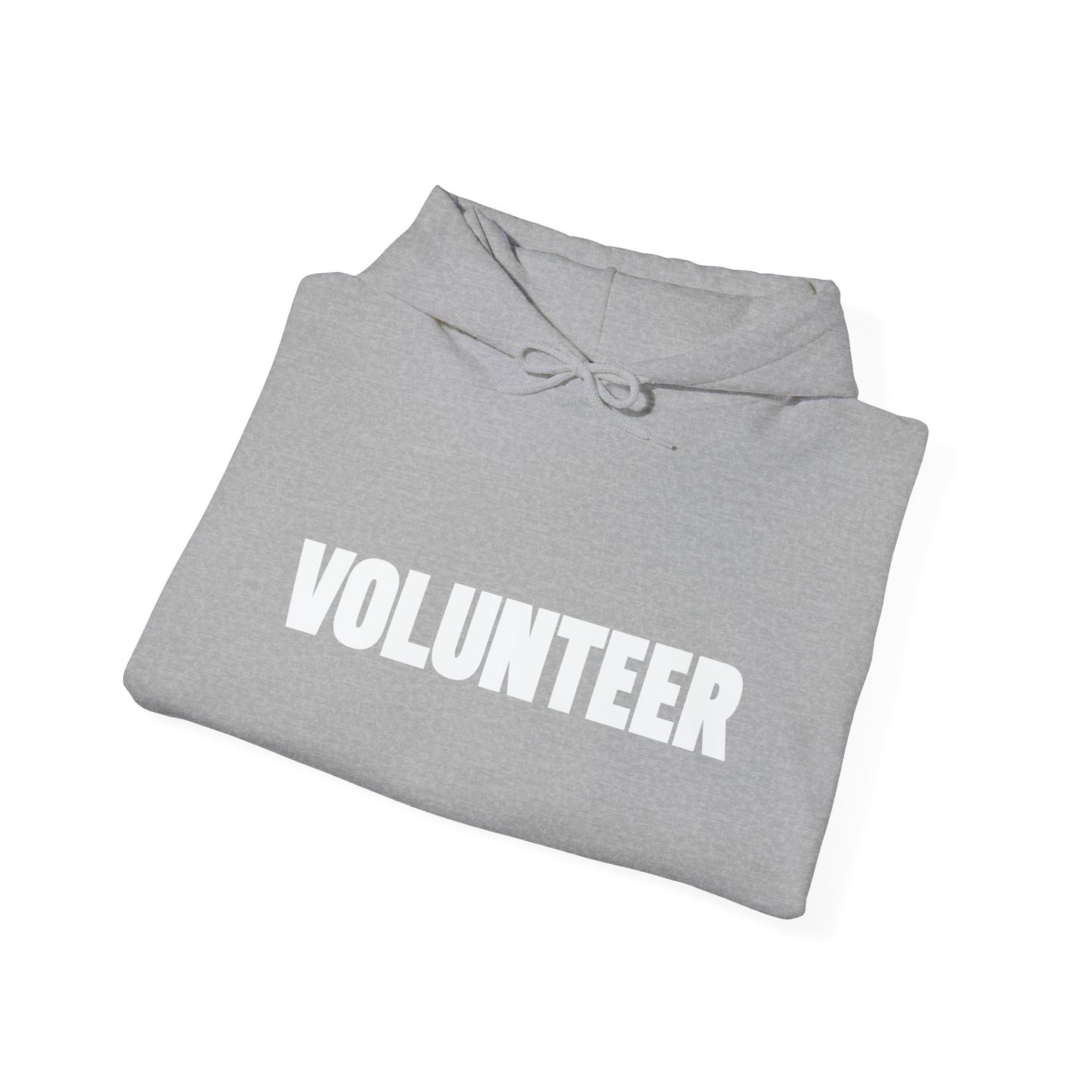 VOLUNTEER - Premium Unisex Funny Sarcastic Black Hoodie Sweatshirt