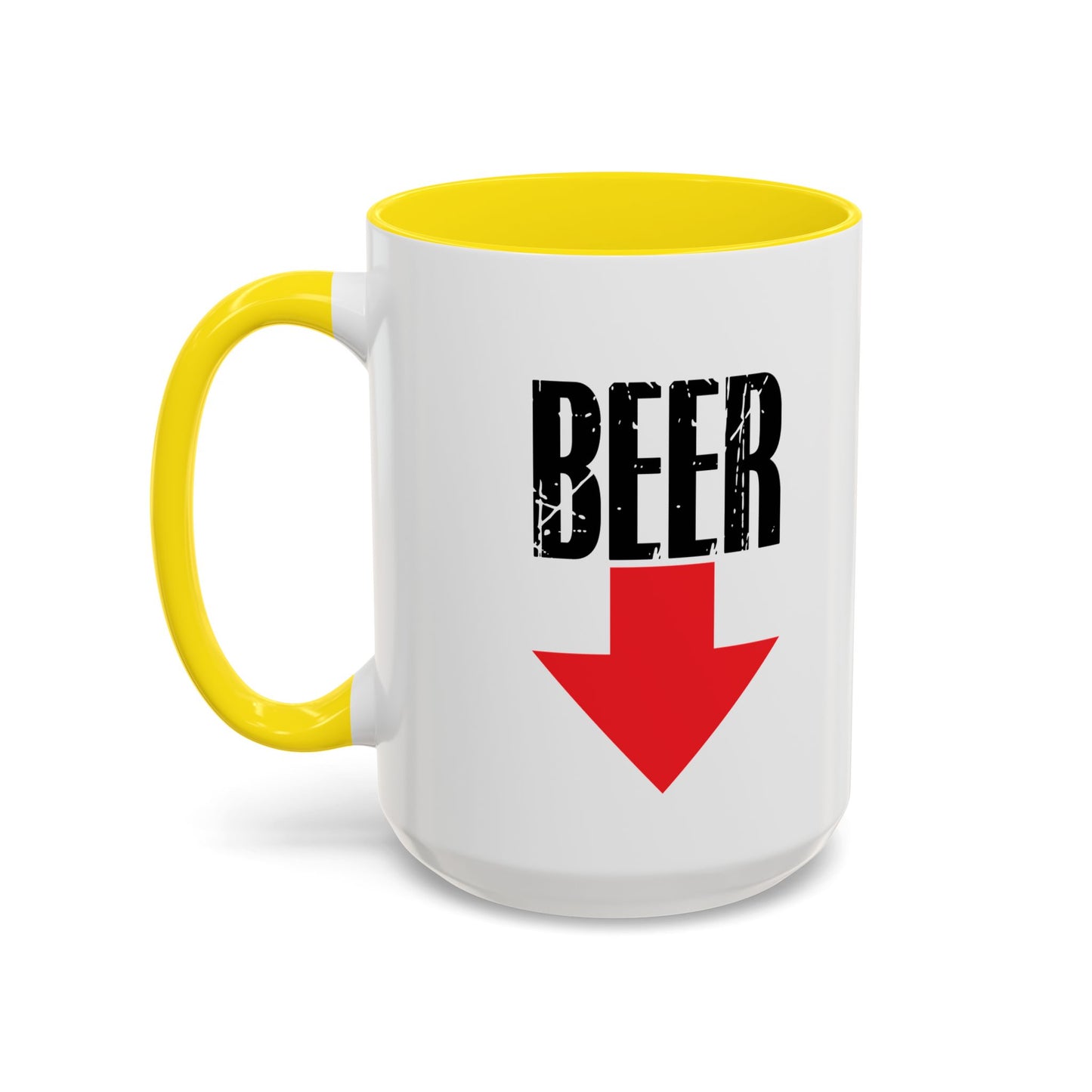 BEER Accent BiColor Funny Sarcastic Mug