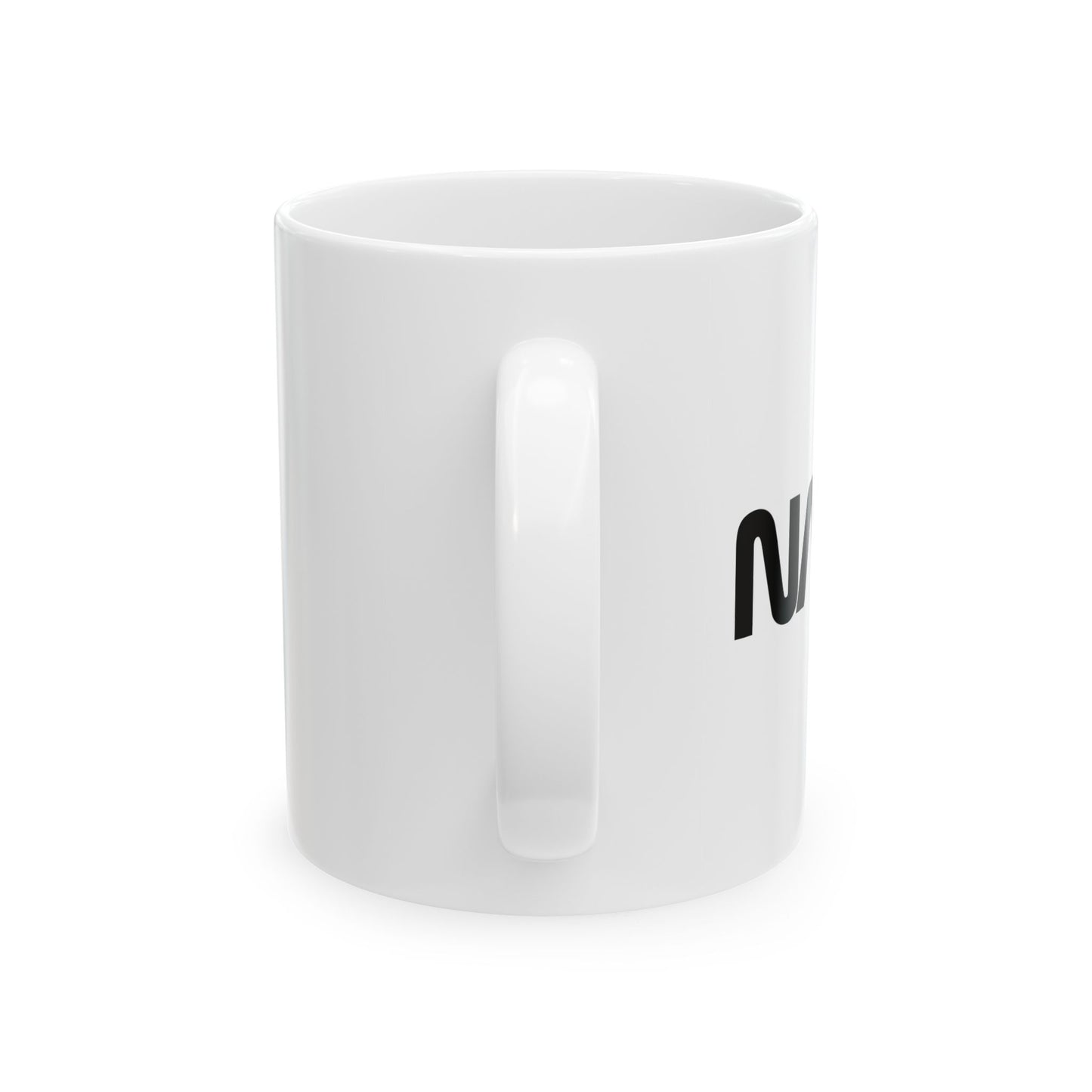 NASA LOGO WHITE MUG