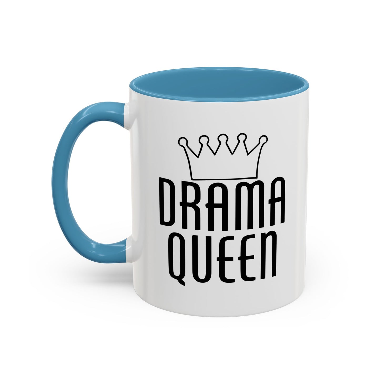 DRAMA QUEEN Accent BiColor Funny Sarcastic Mug