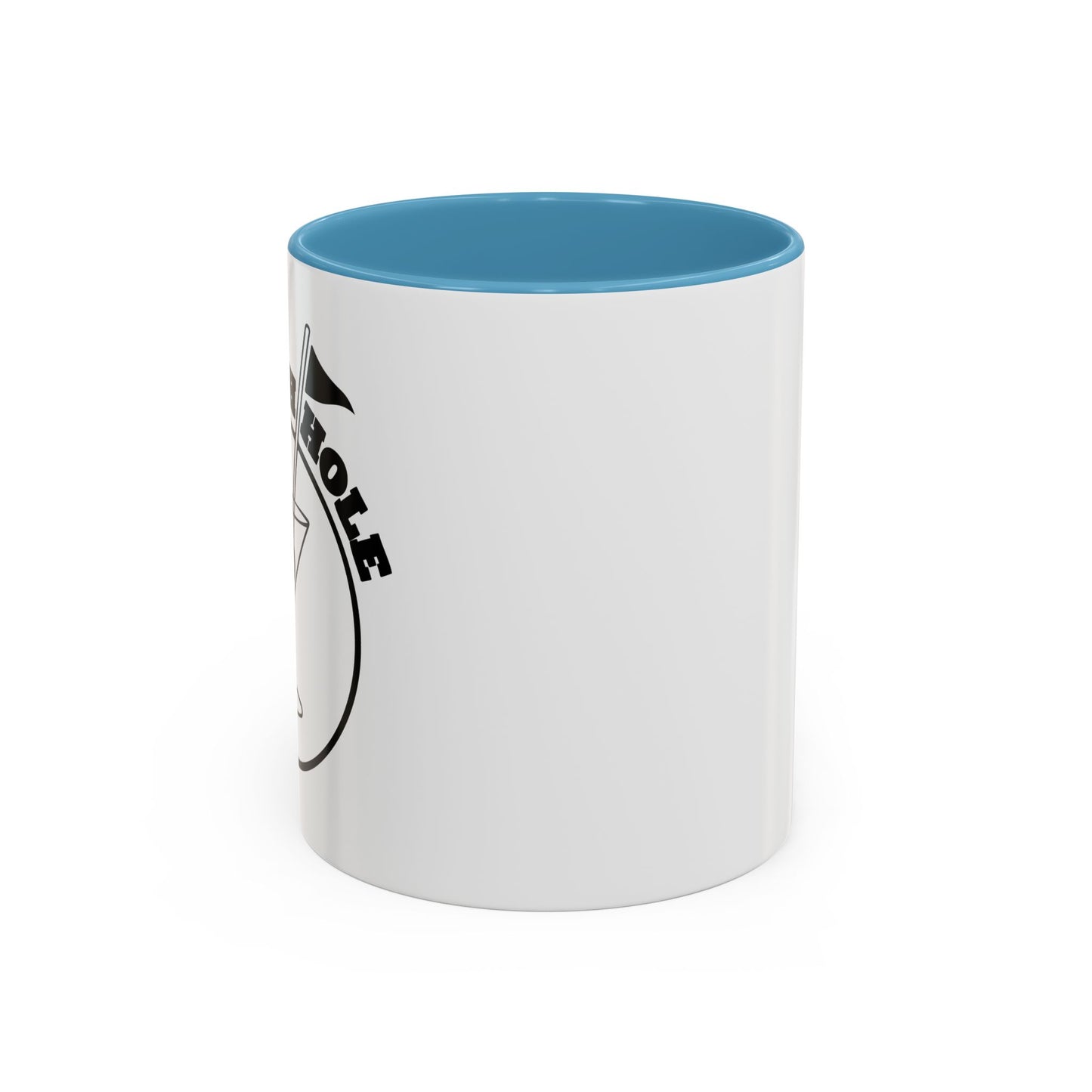 THE 19TH HOLE Accent BiColor Funny Sarcastic Mug