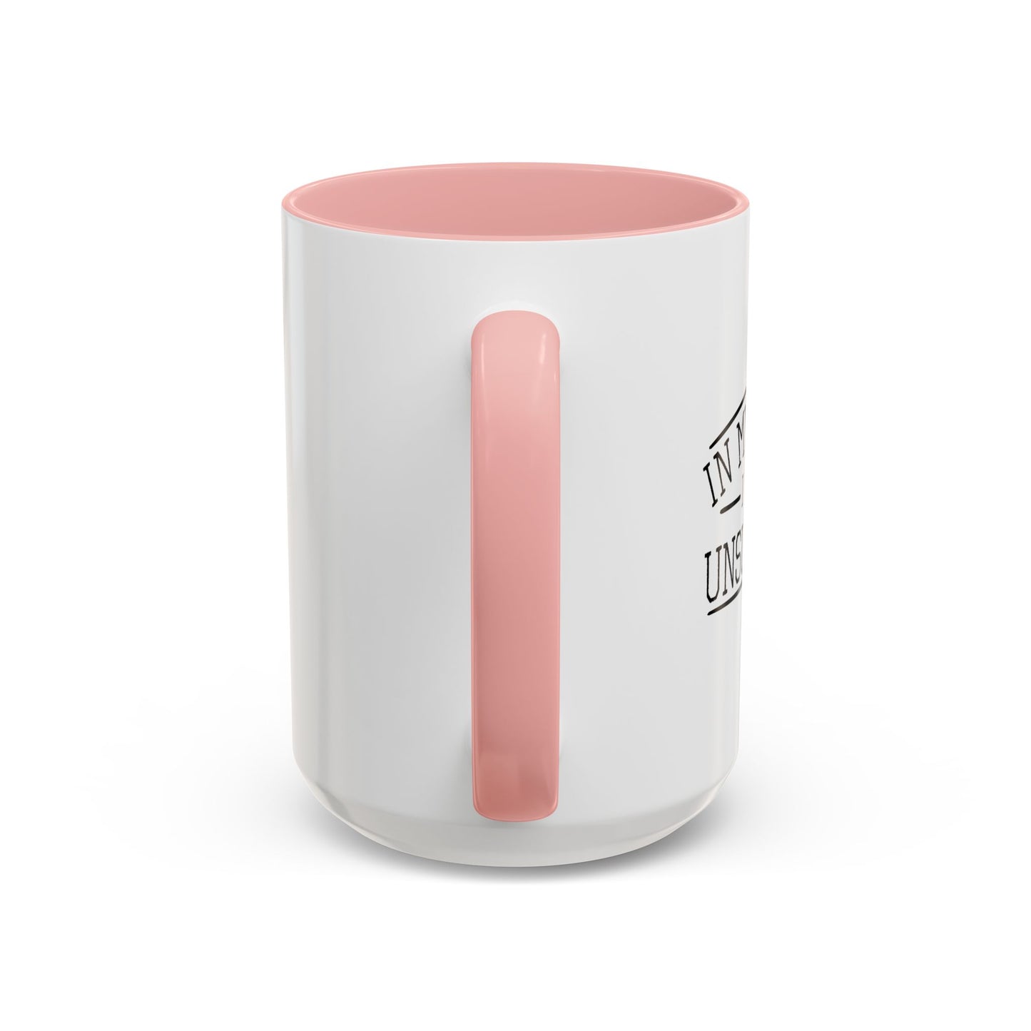 IN MY DEFENSE Accent BiColor Funny Sarcastic Mug