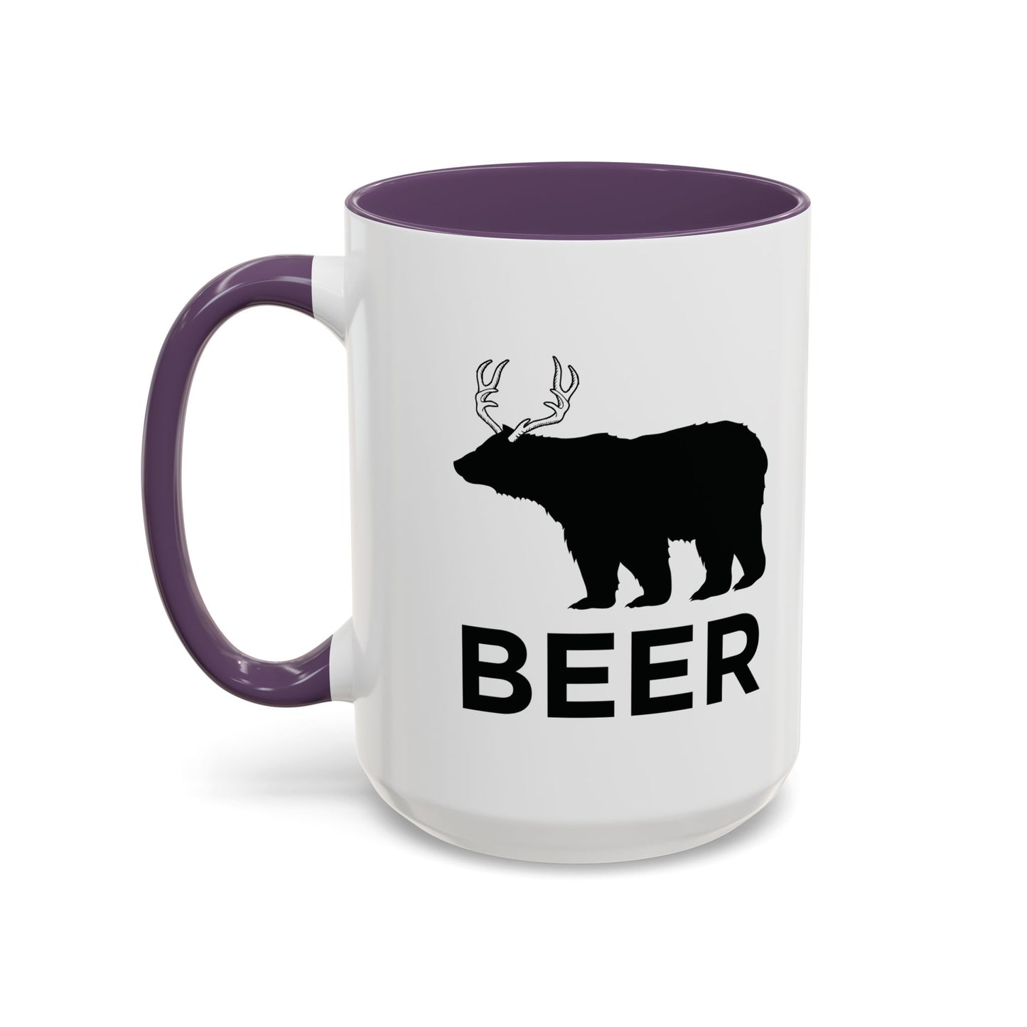 BEER ANIMAL Accent BiColor Funny Sarcastic Mug