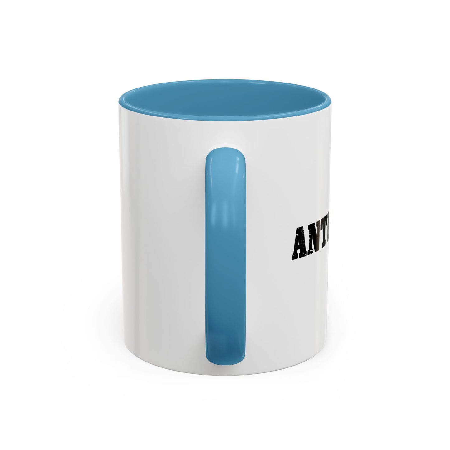 ANTI-SOCIAL Accent BiColor Funny Sarcastic Mug