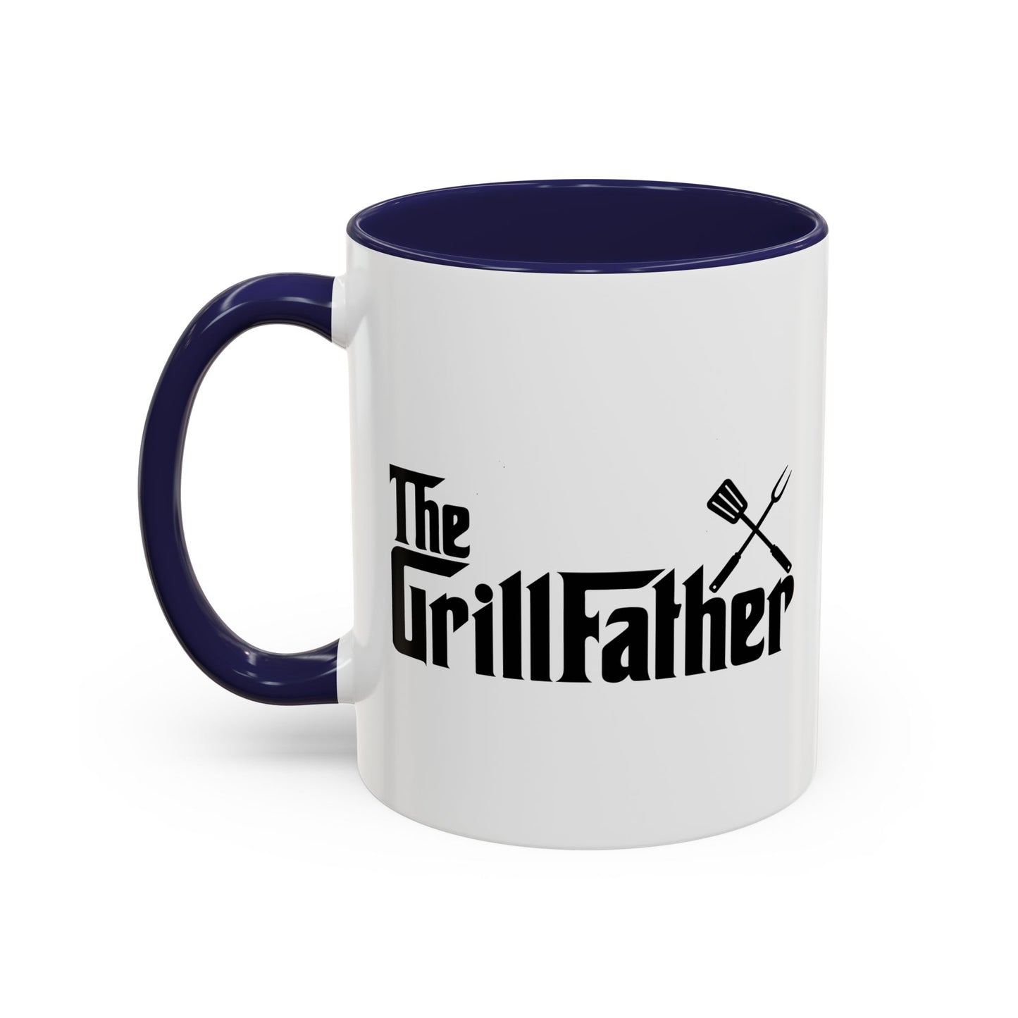 THE GRILLFATHER Accent BiColor Funny Sarcastic Mug