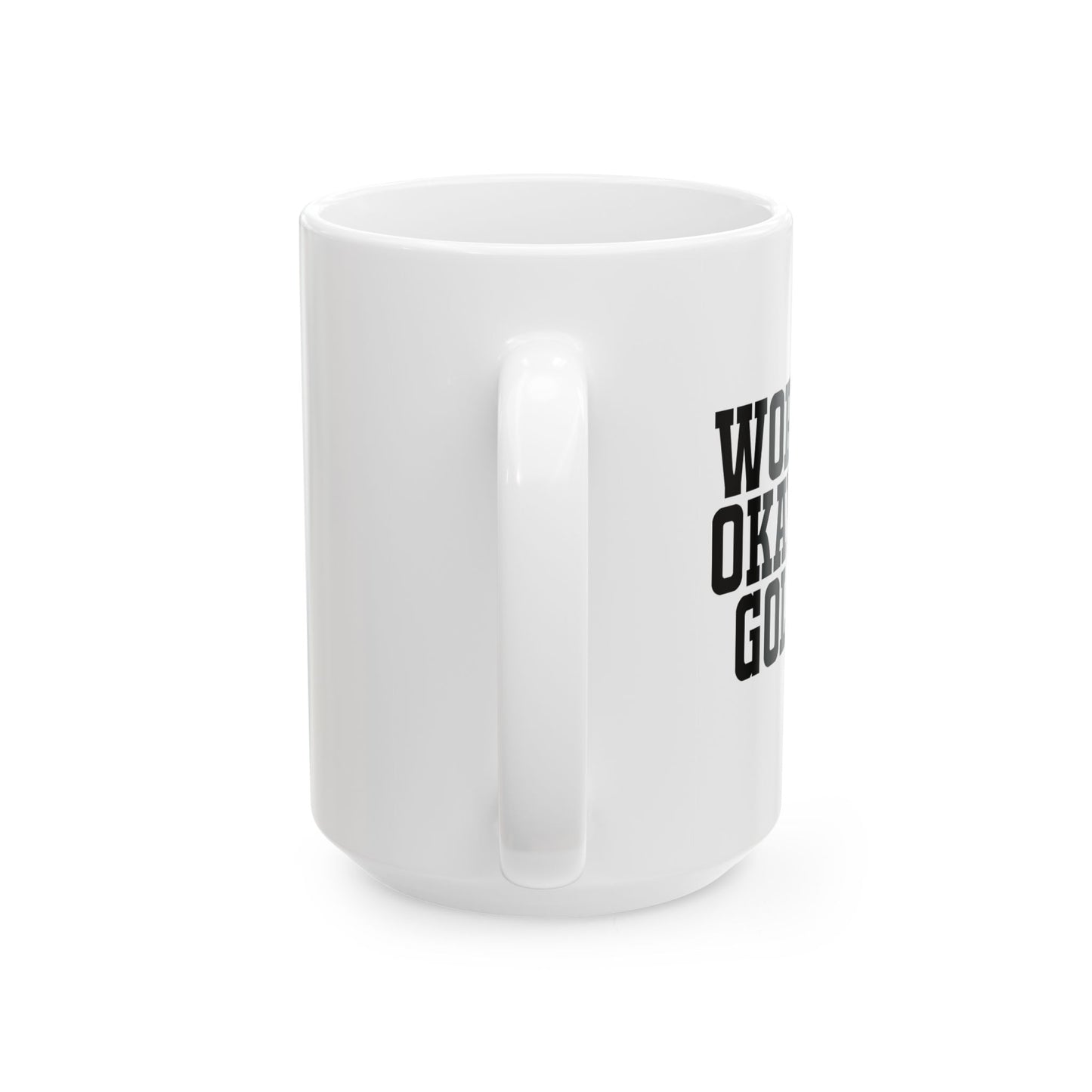 WORLD'S OKAYEST GOLFER FUNNY SARCASTIC MUG