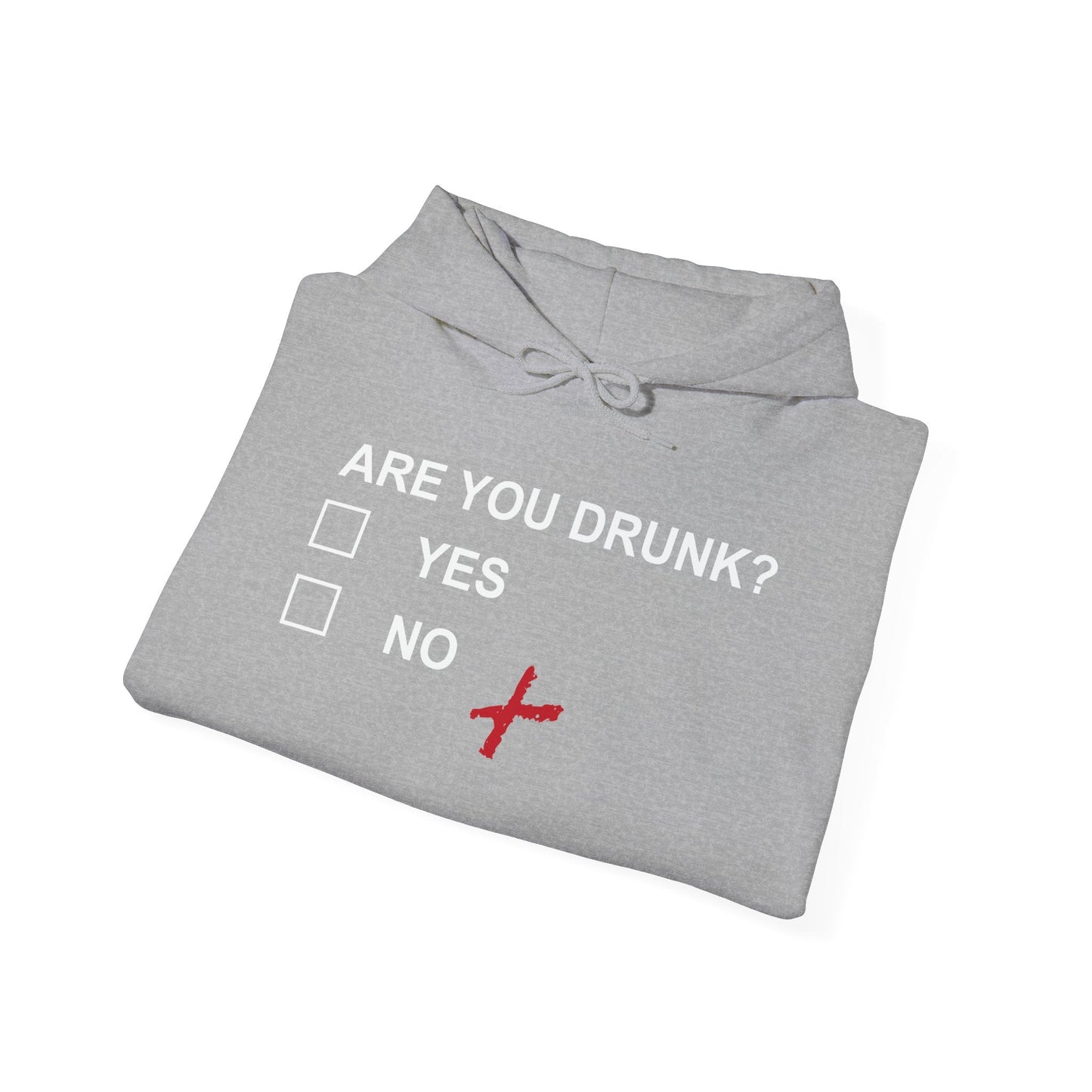 ARE YOU DRUNK - Premium Unisex Funny Sarcastic Black Hoodie Sweatshirt