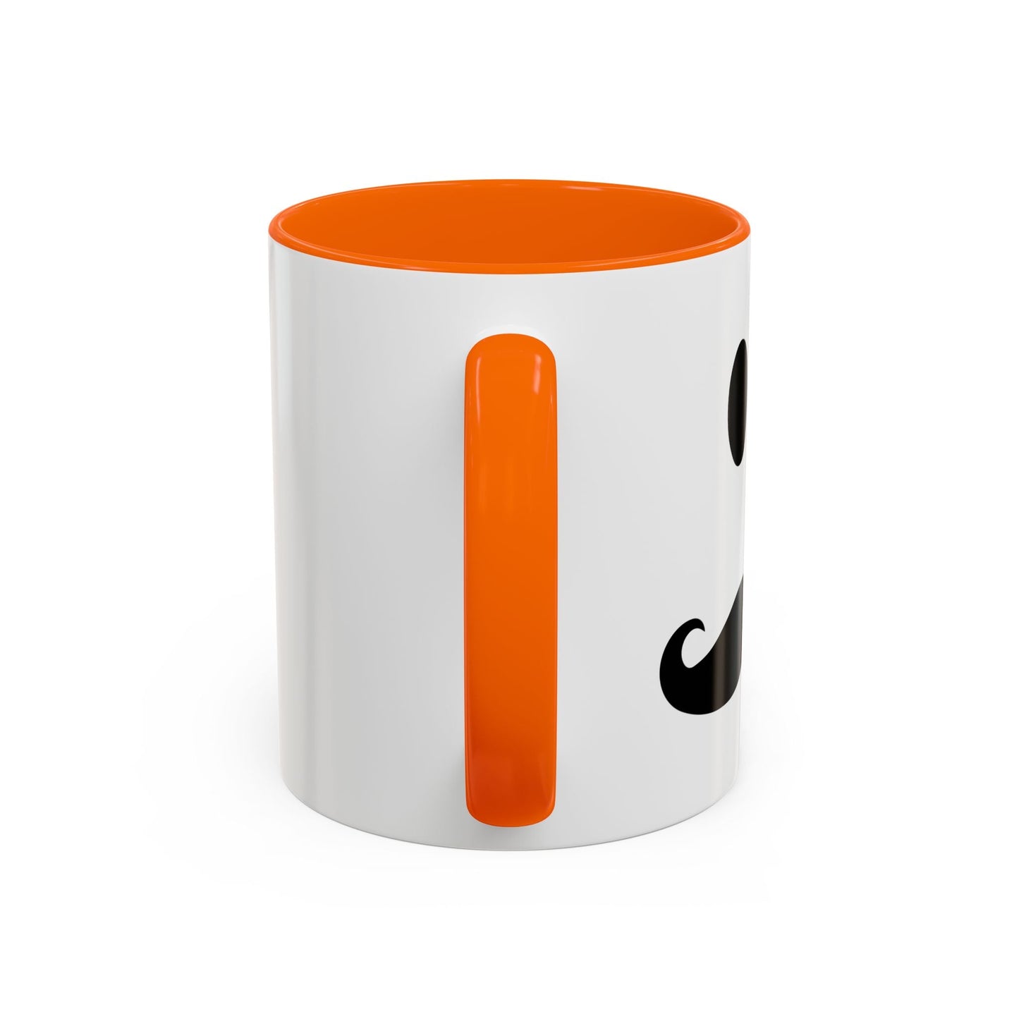 MOUSTACHE SMILE Accent BiColor Funny Sarcastic Mug