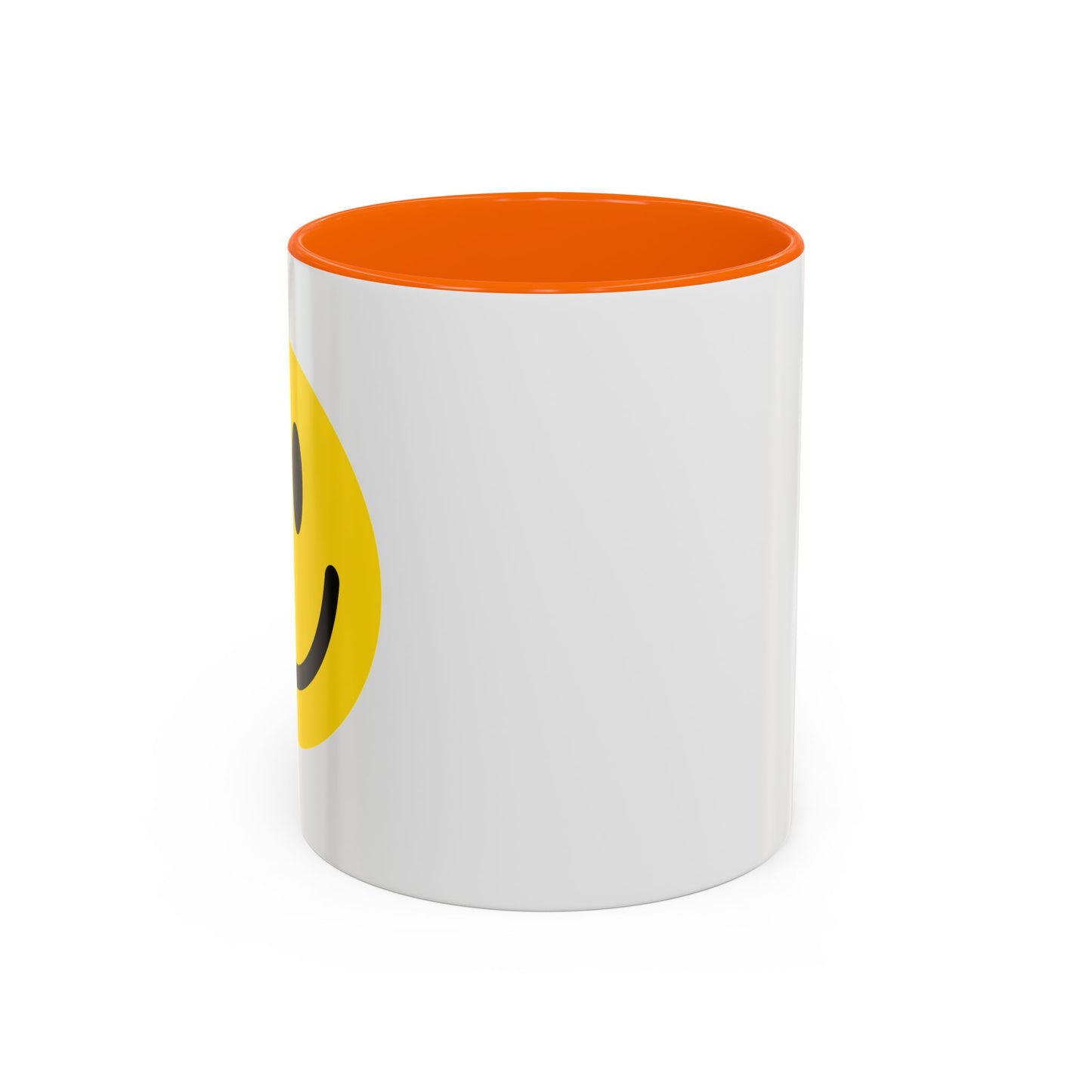 SMILE FACE Accent BiColor Funny Sarcastic Mug