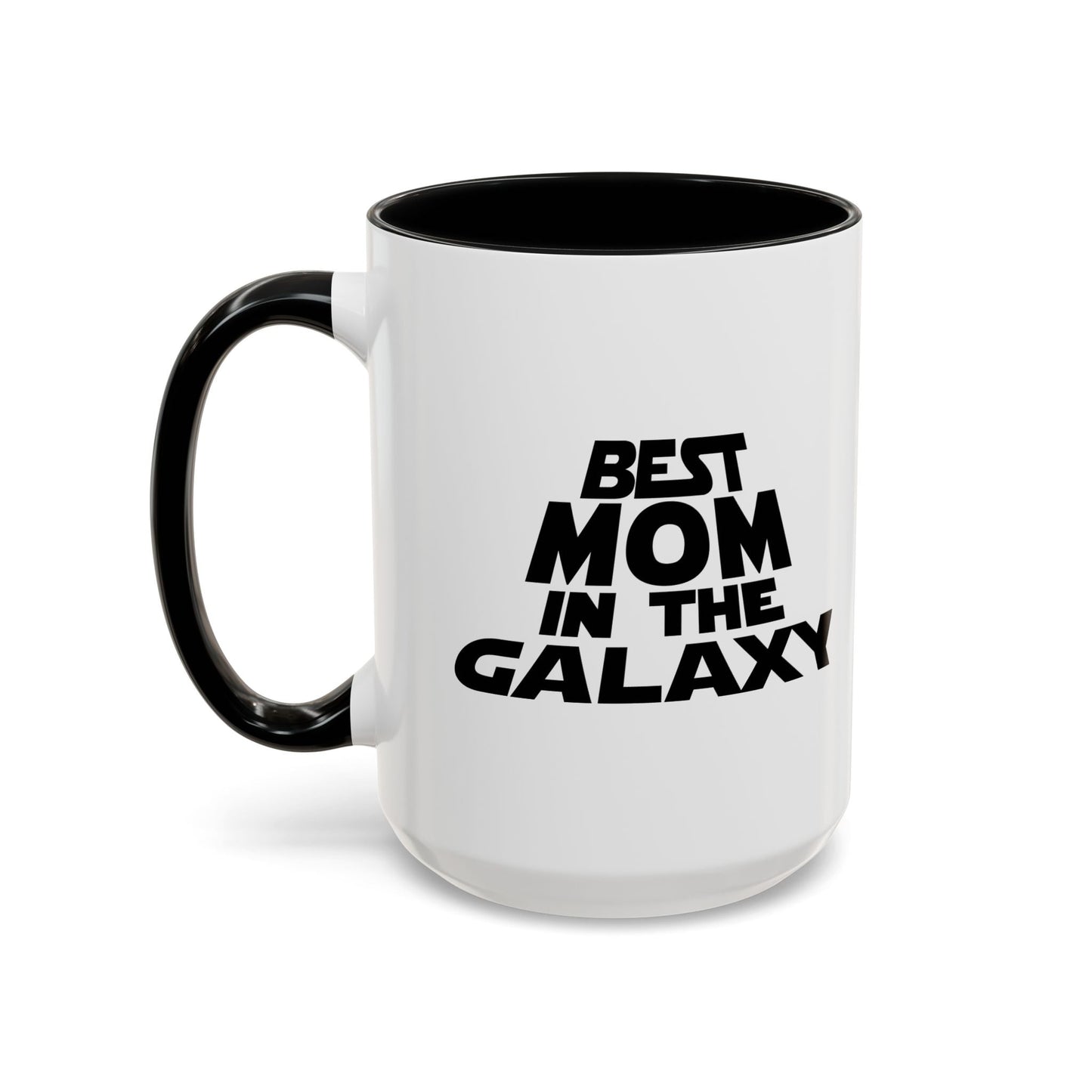 BEST MOM IN THE GALAXY Accent BiColor Mug