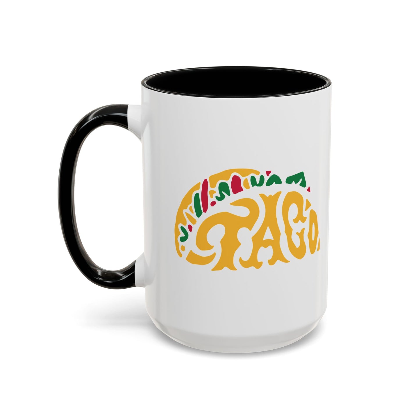 TACO Accent BiColor Funny Sarcastic Mug