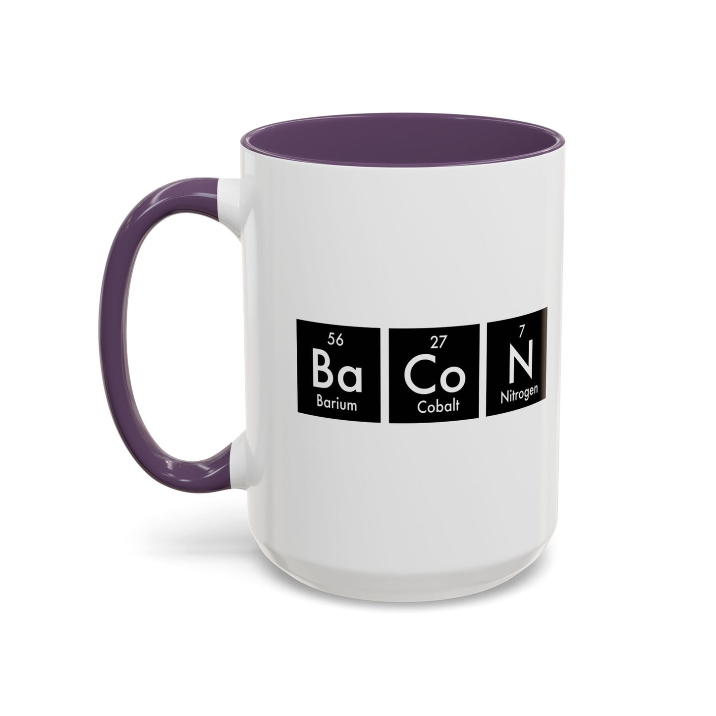 BACON ELEMENT Accent BiColor Funny Sarcastic Mug