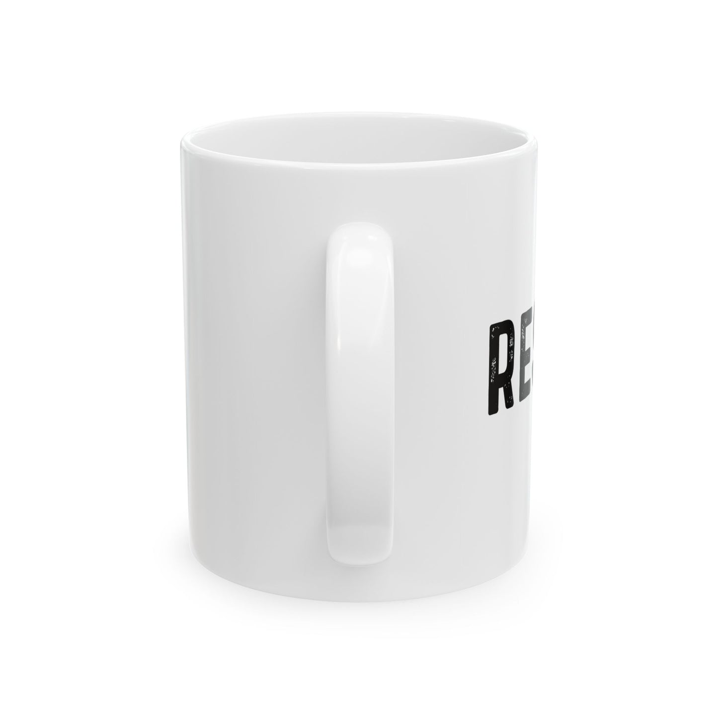 RESIST FUNNY SARCASTIC WHITE MUG