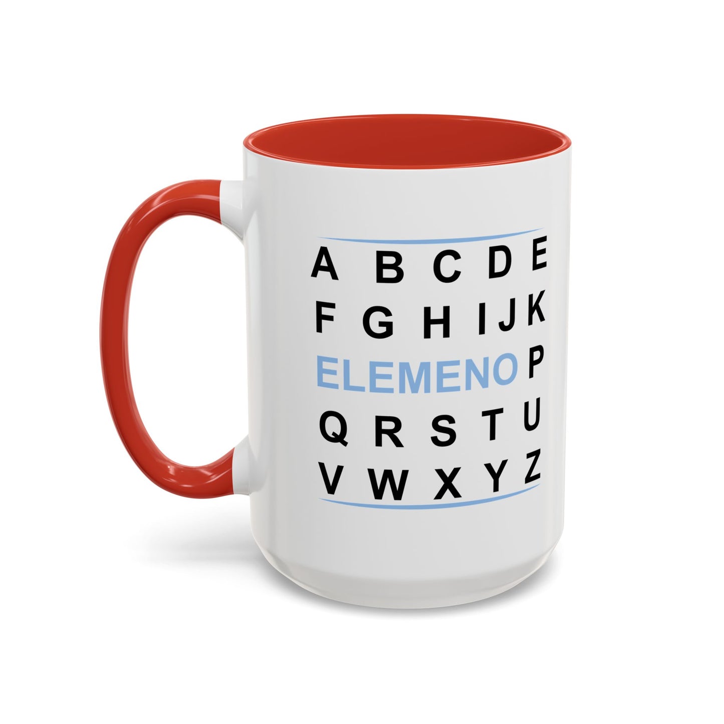 ELEMENO Accent BiColor Funny Sarcastic Mug