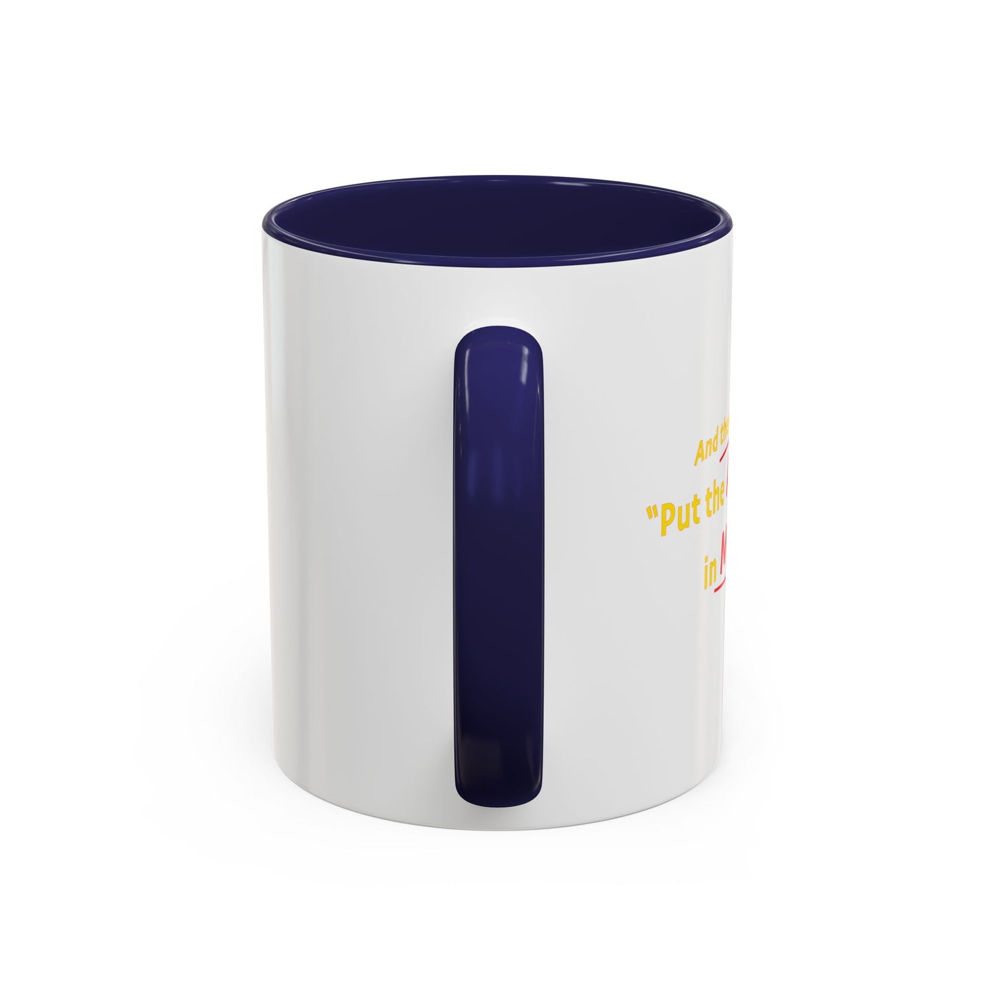 SATAN & MATH Accent BiColor Funny Sarcastic Mug