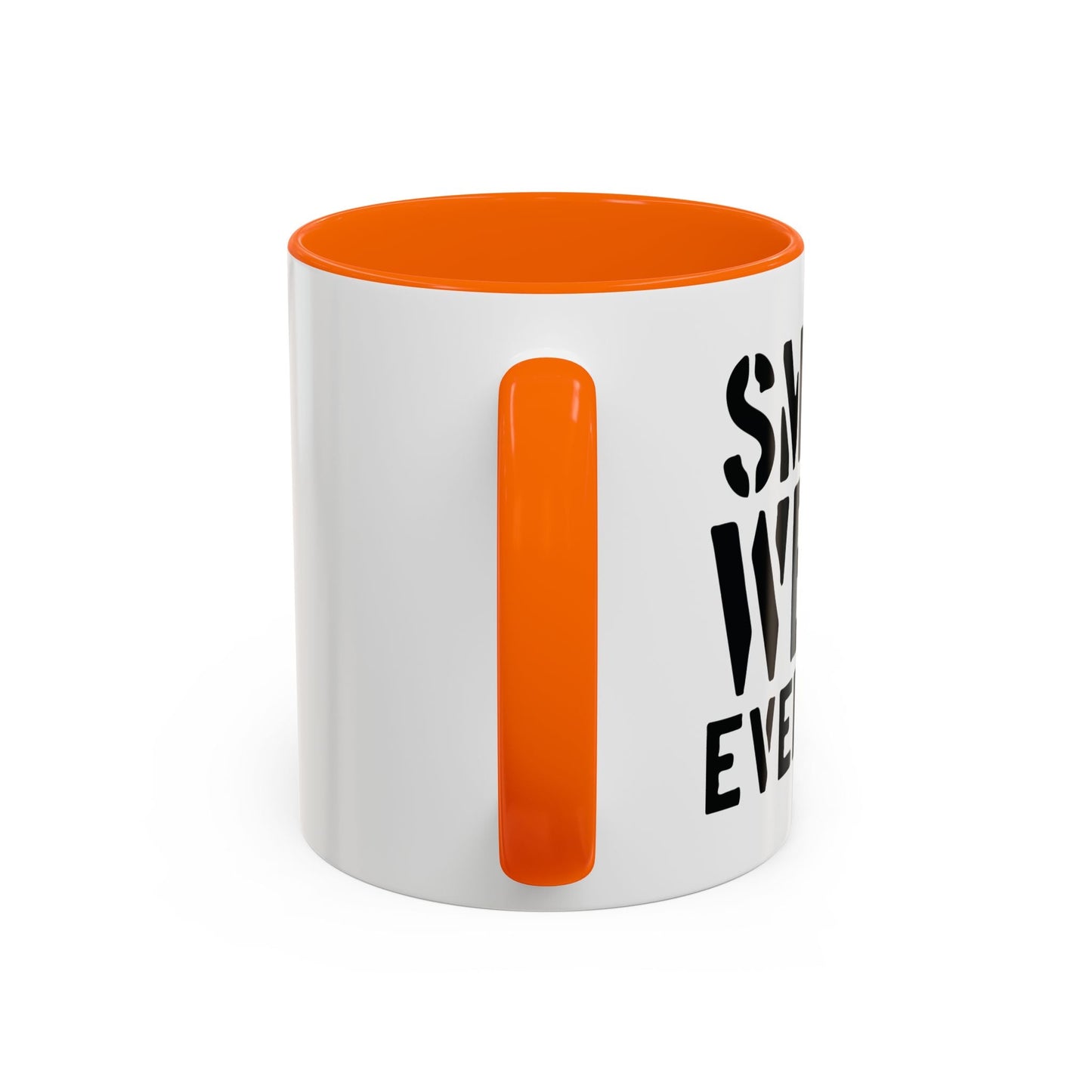 SMOKE WEED EVERYDAY Accent BiColor Funny Sarcastic Mug