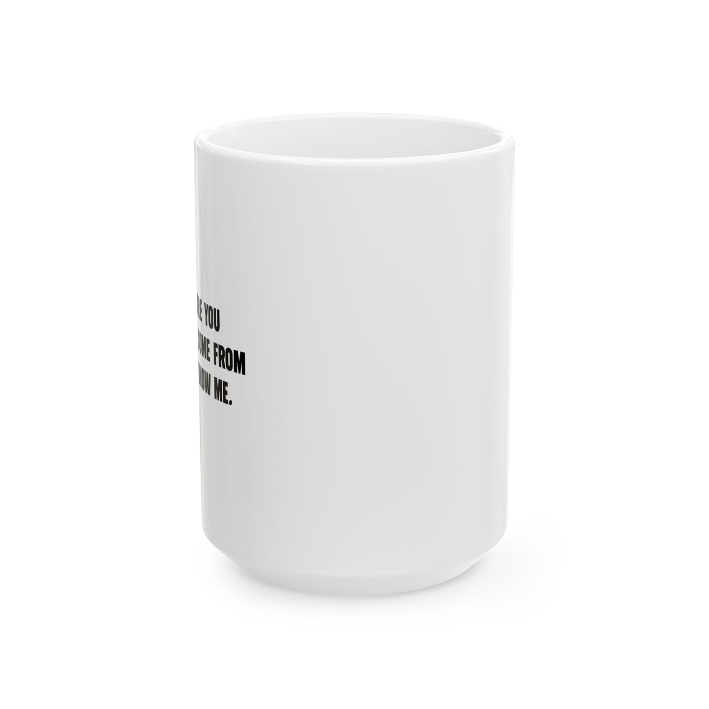 NO GOOD CAN COME FROM FUNNY SARCASTIC White Mug