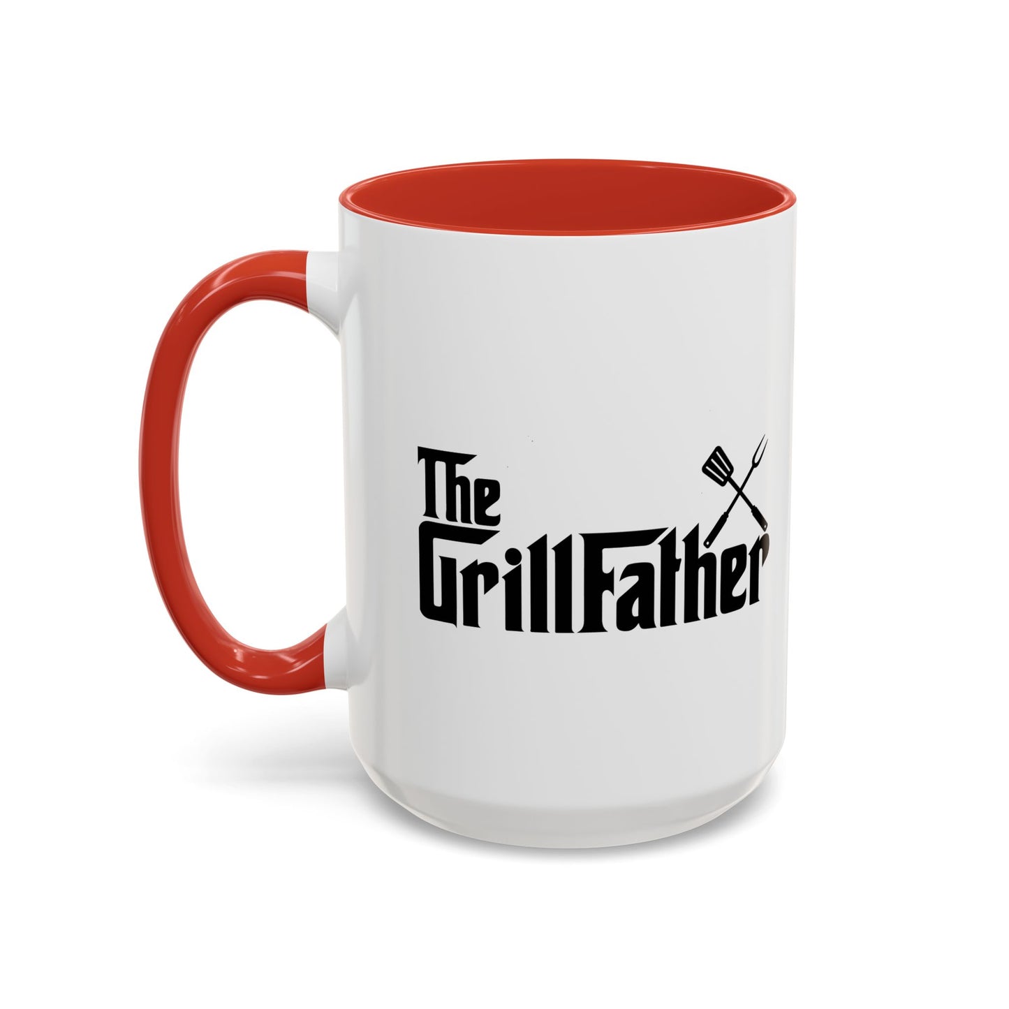 THE GRILLFATHER Accent BiColor Funny Sarcastic Mug