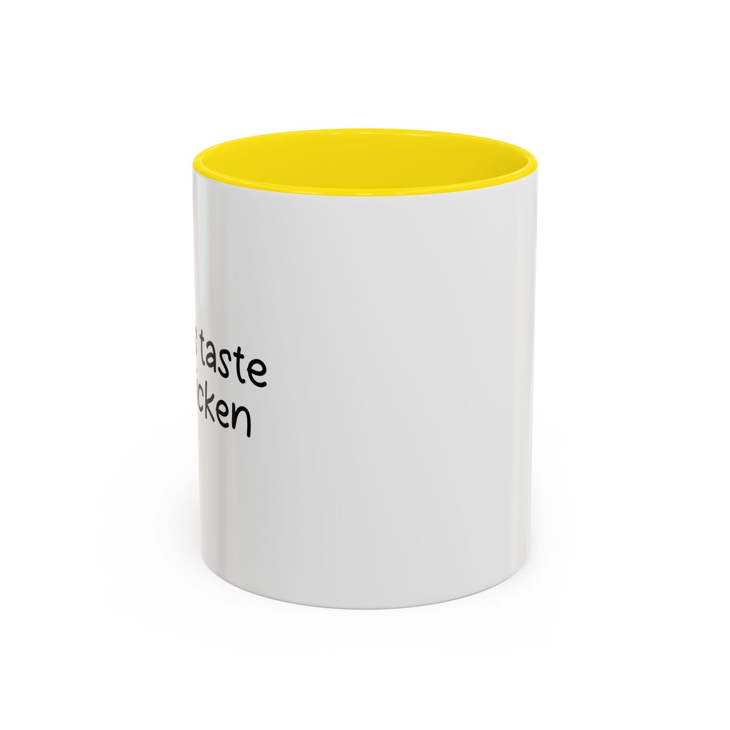 BOOGERS TASTE LIKE CHICKEN Accent BiColor Funny Sarcastic Mug