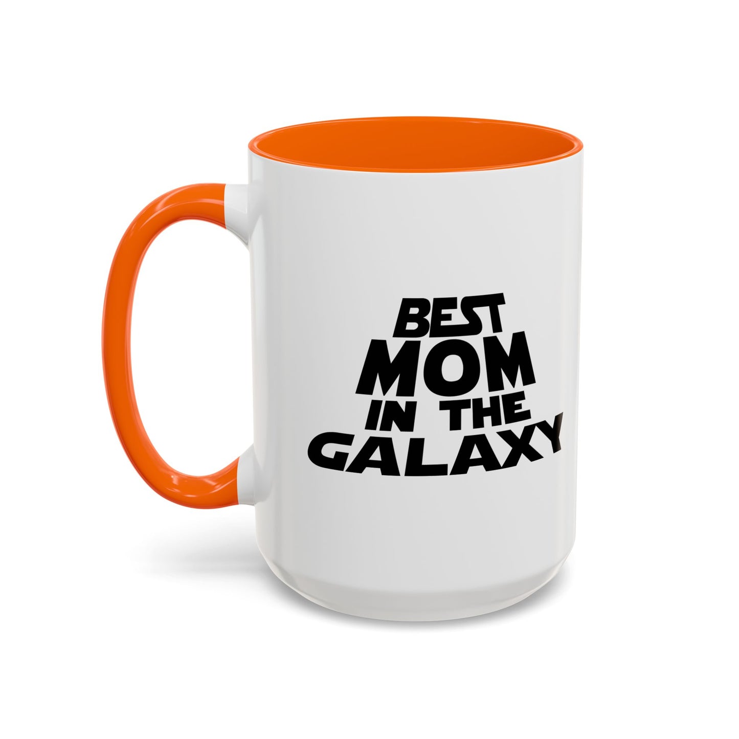 BEST MOM IN THE GALAXY Accent BiColor Mug