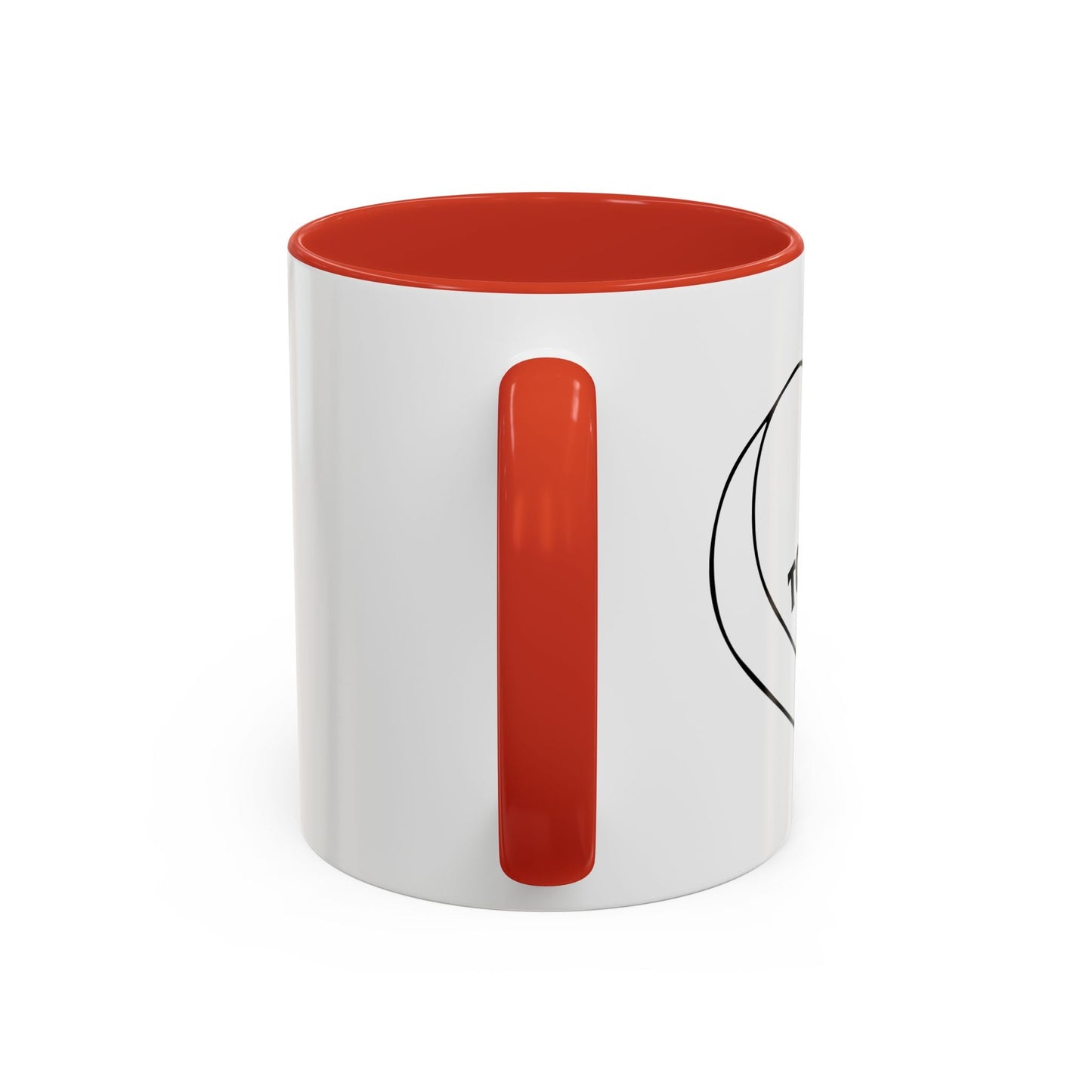 I TOLERATE YOU Accent BiColor Funny Sarcastic Mug