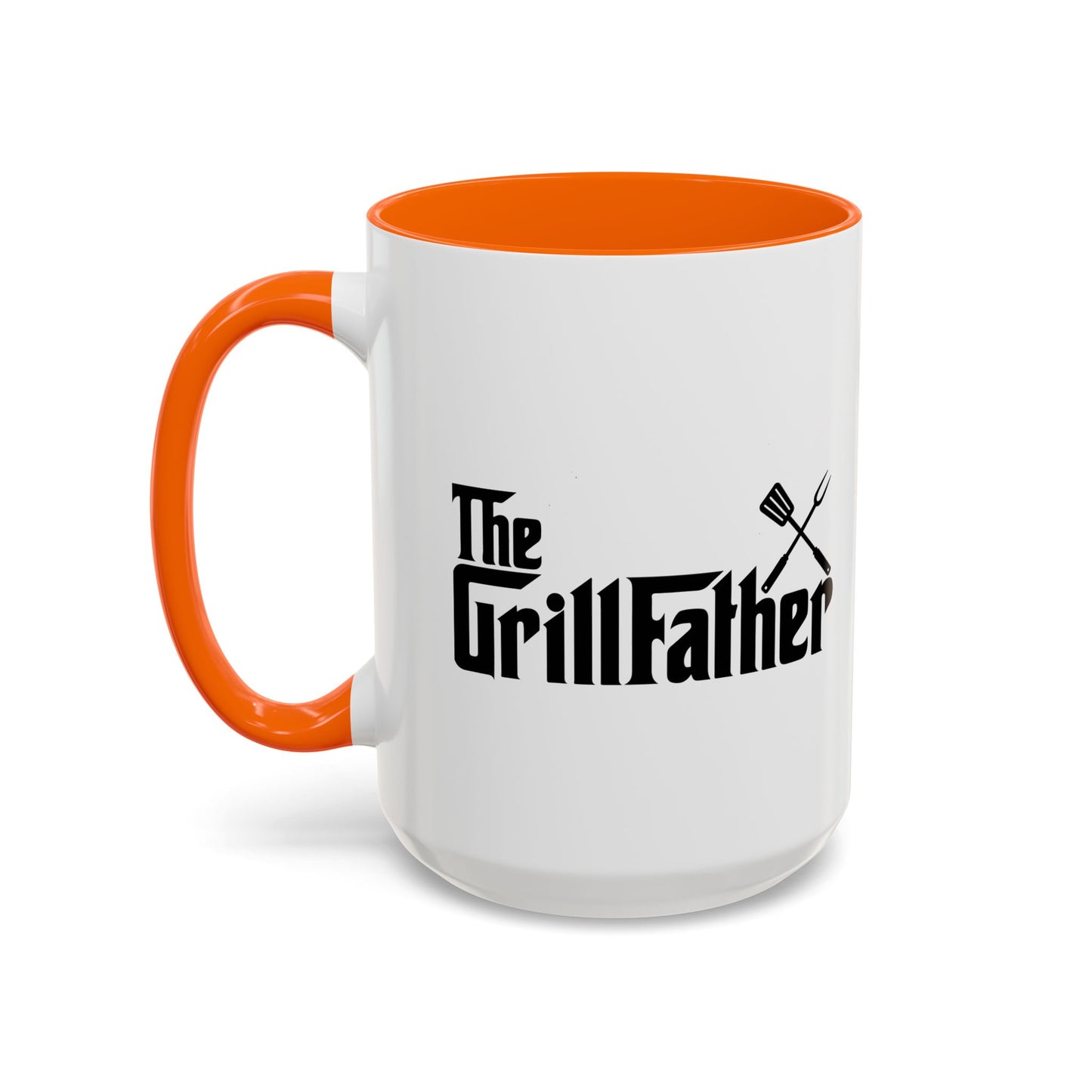 THE GRILLFATHER Accent BiColor Funny Sarcastic Mug