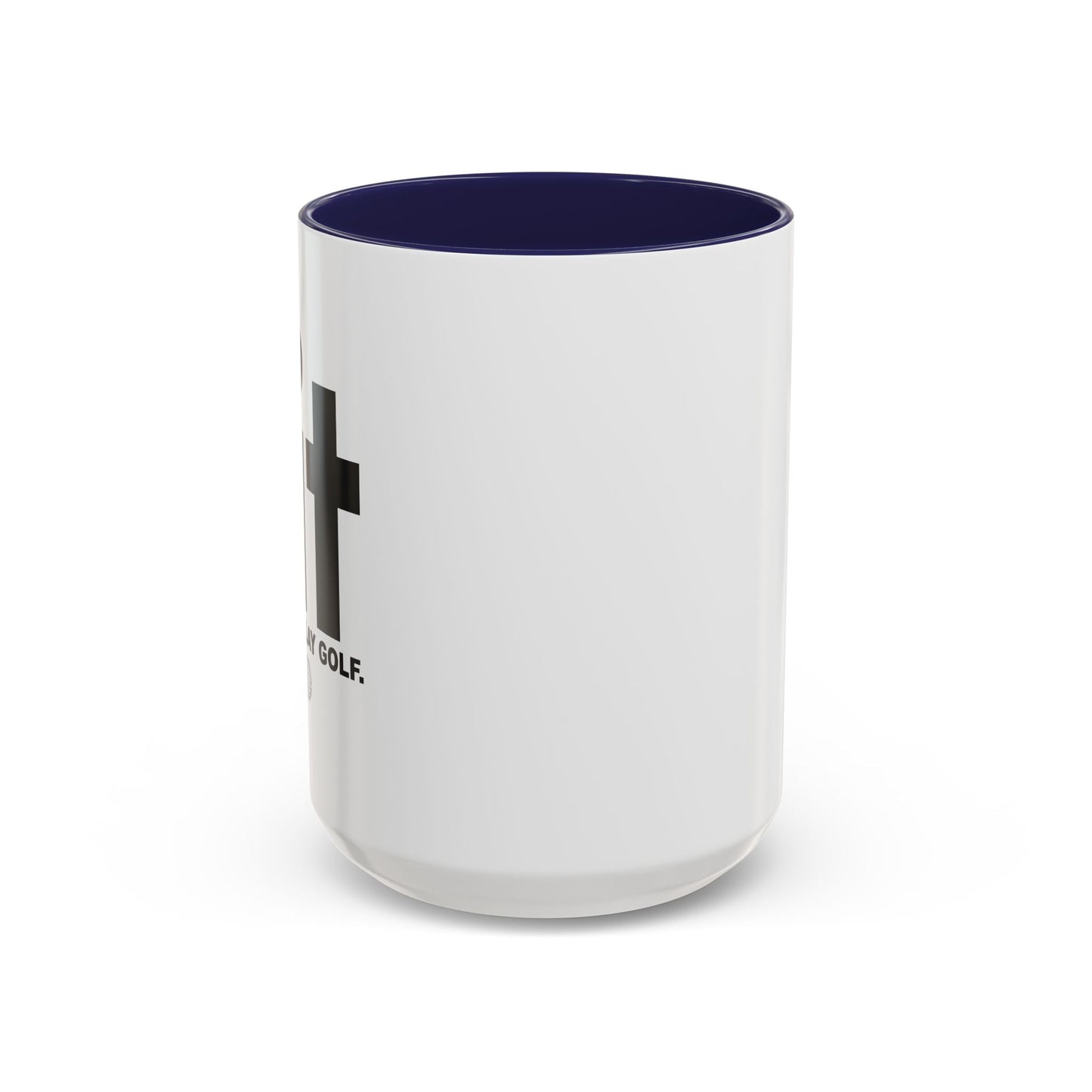 LET’S PLAY GOLF. Accent BiColor Funny Sarcastic Mug