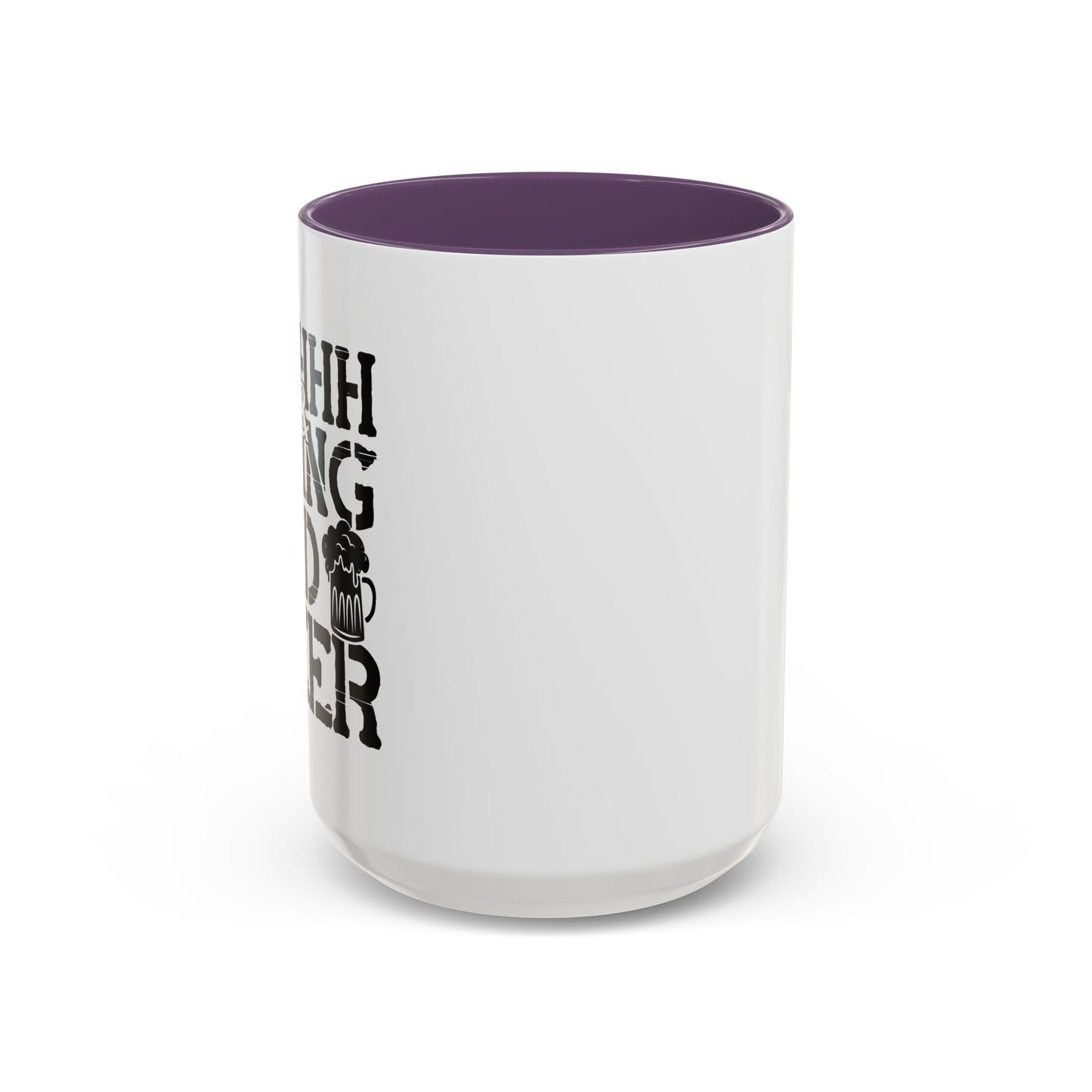 BRING DAD A BEER Accent BiColor Funny Sarcastic Mug