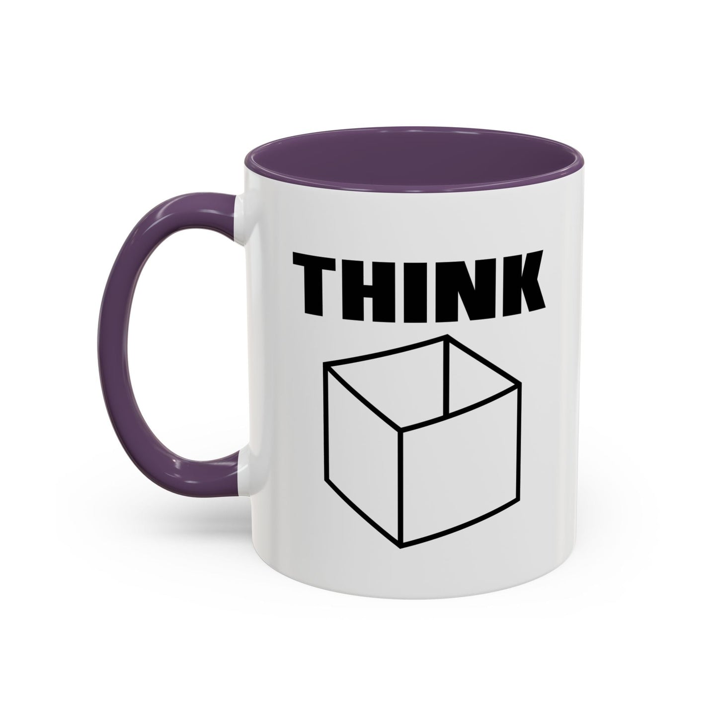 THINK Accent BiColor Funny Sarcastic Mug