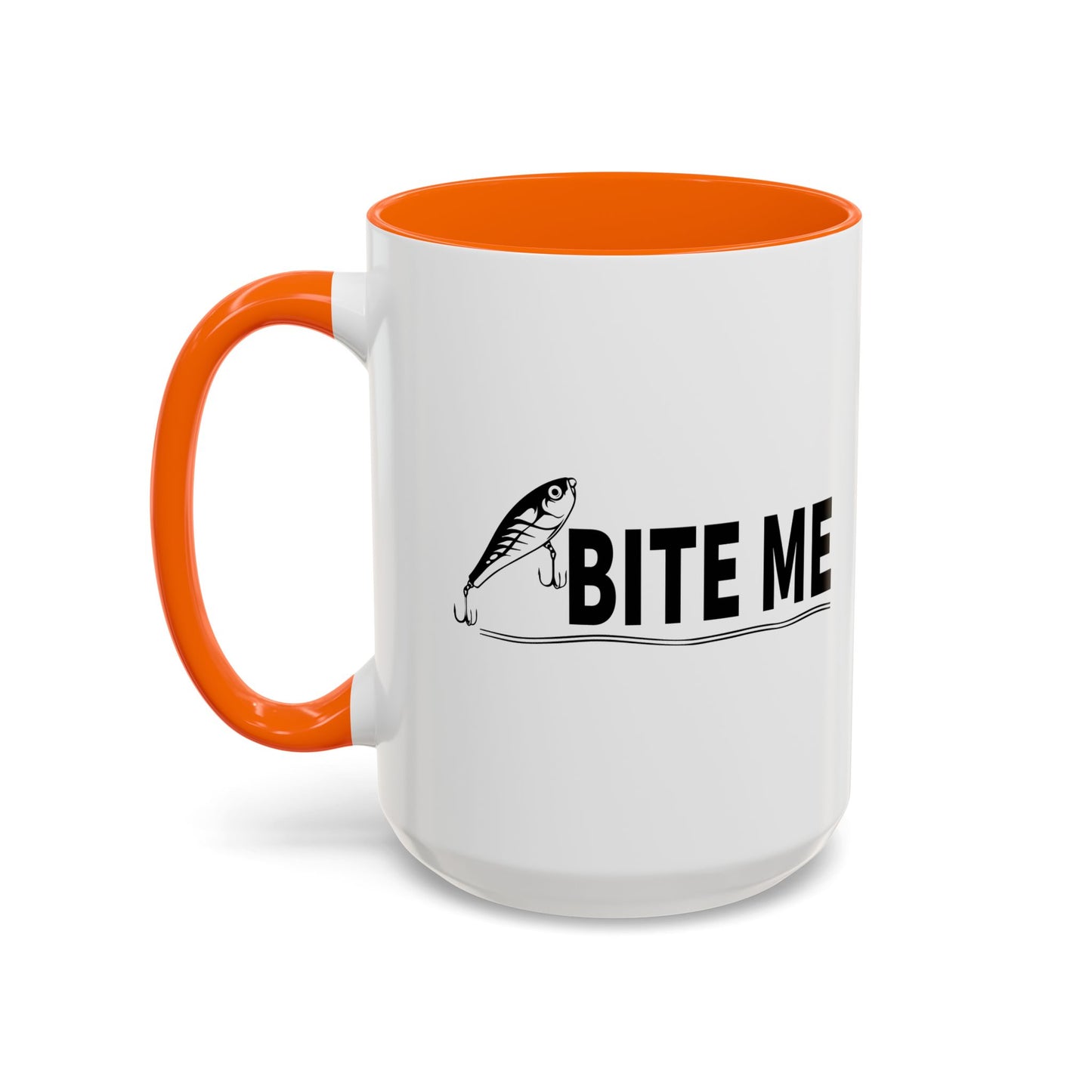 BITE ME Accent BiColor Funny Sarcastic Mug