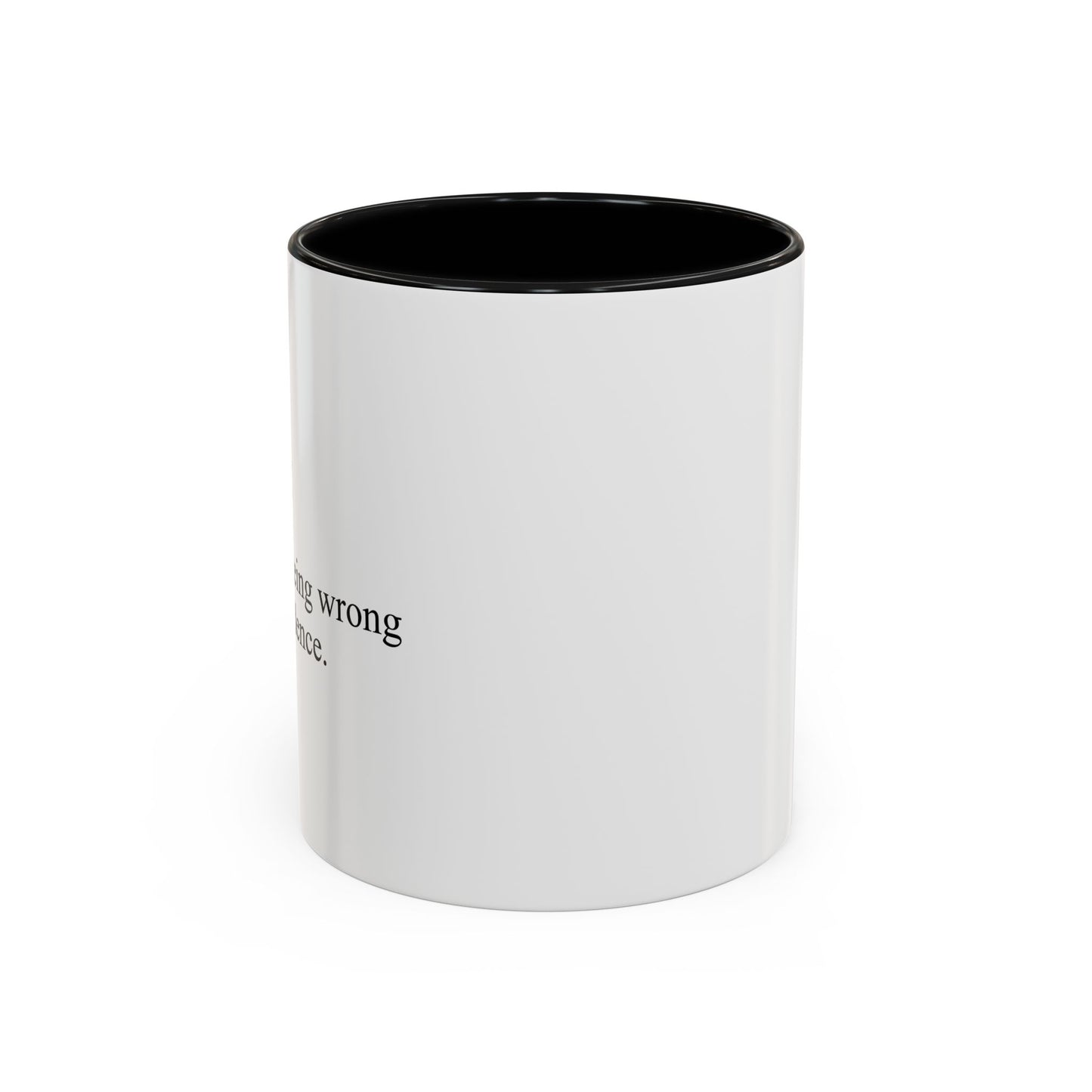 LOGIC n. Accent BiColor Funny Sarcastic Mug