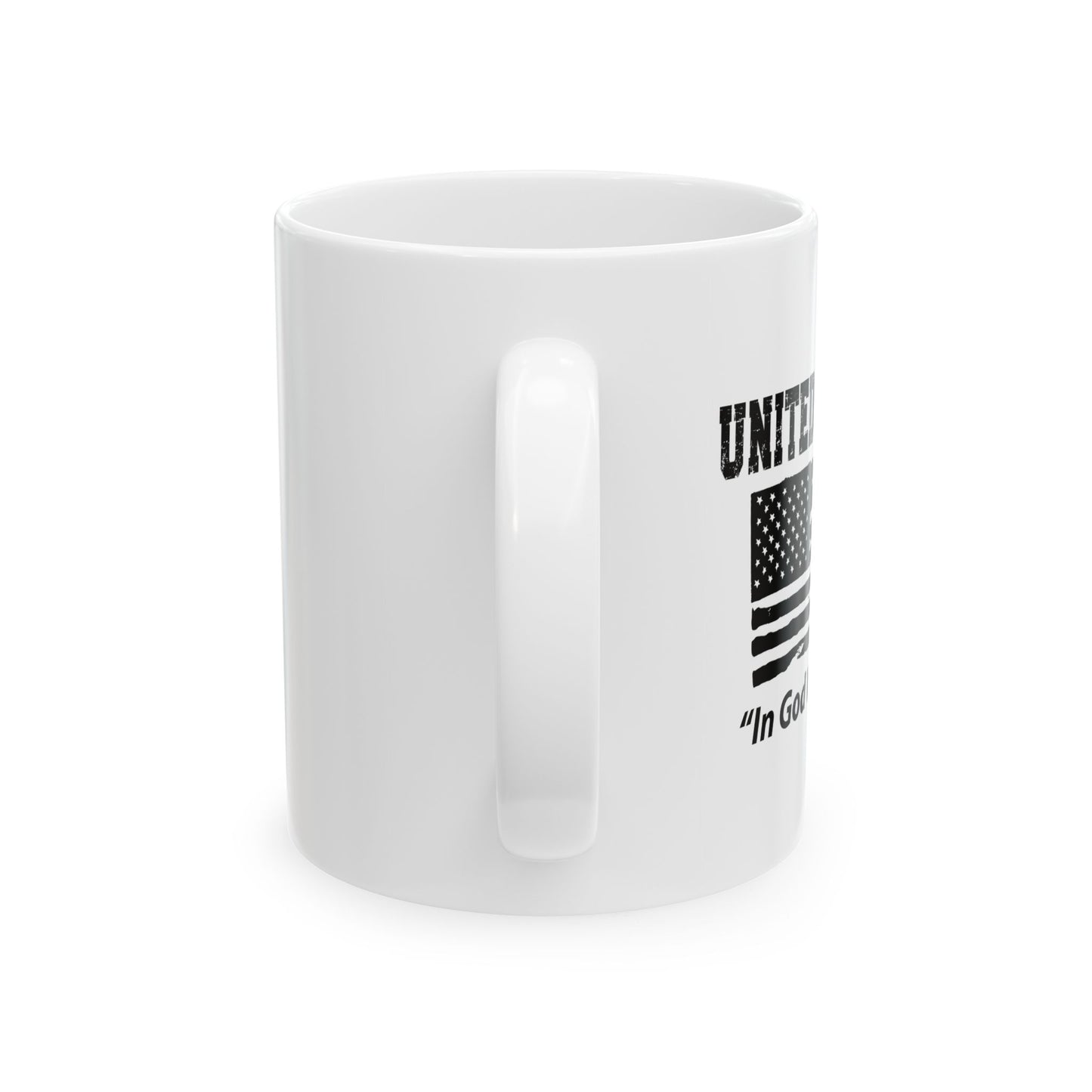 UNITED STATES IN GOD WE TRUST WHITE MUG