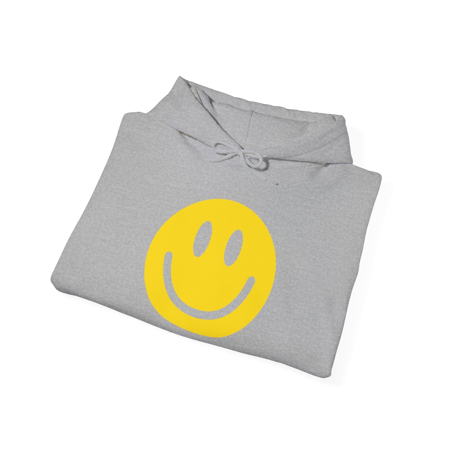 SMILE FACE - Premium Unisex Funny Sarcastic Black Hoodie Sweatshirt