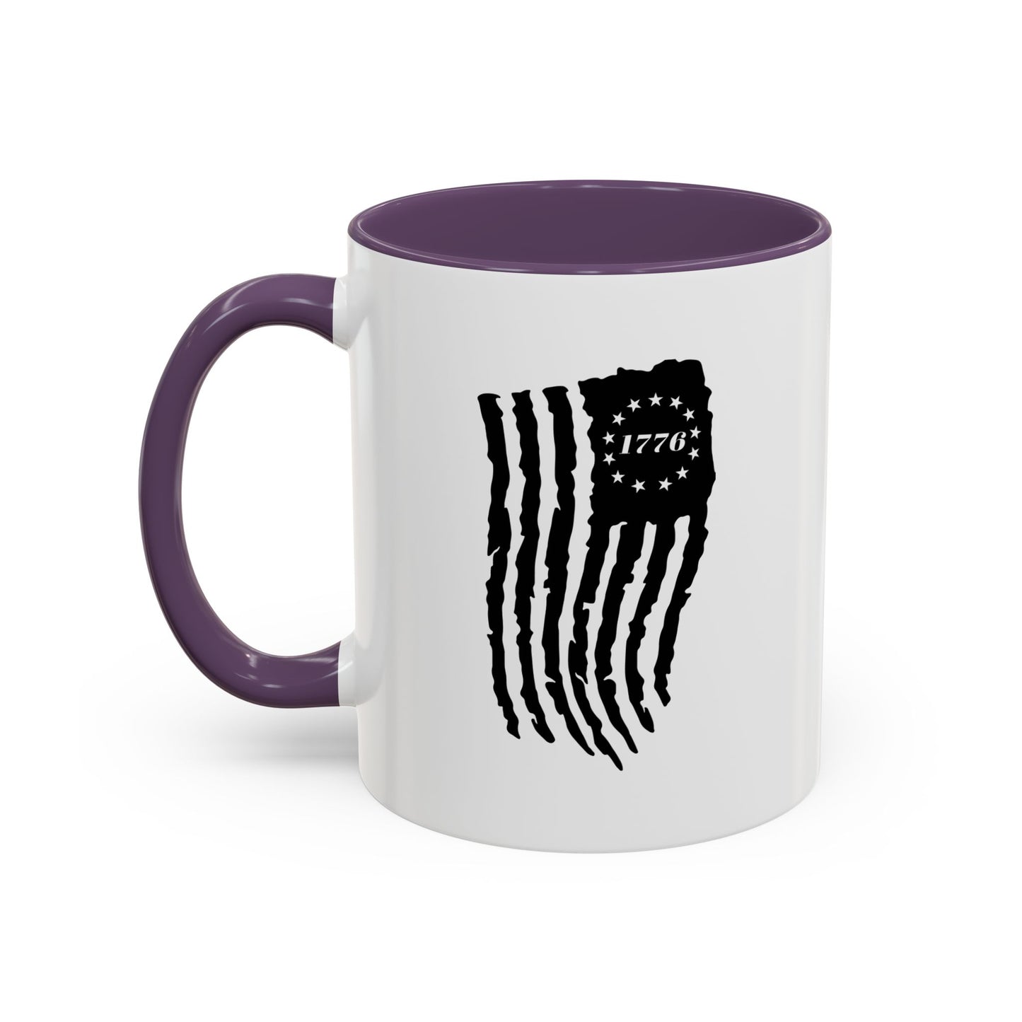 1776 BETSY FLAG Accent BiColor Funny Sarcastic Mug