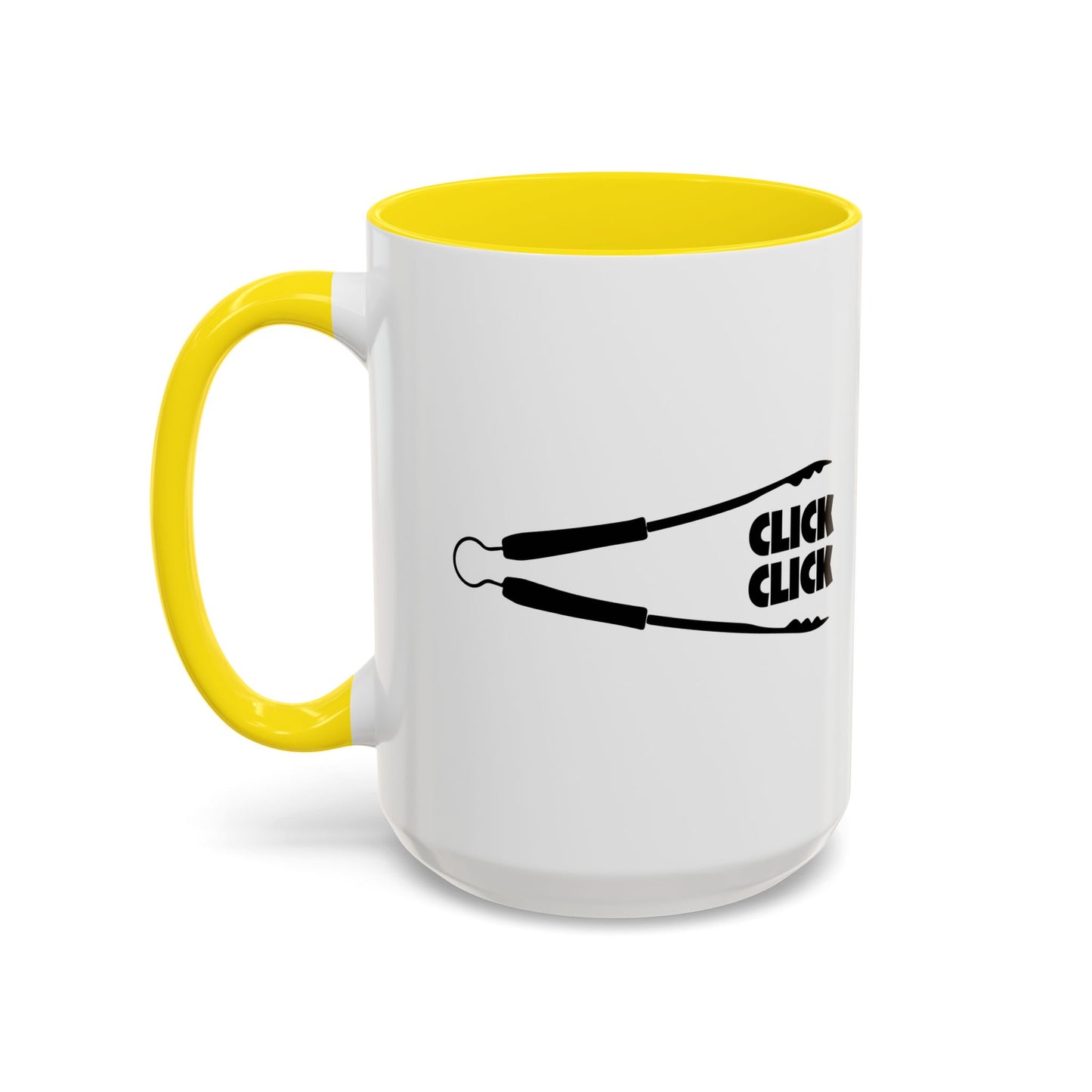 CLICK CLICK Accent BiColor Funny Sarcastic Mug