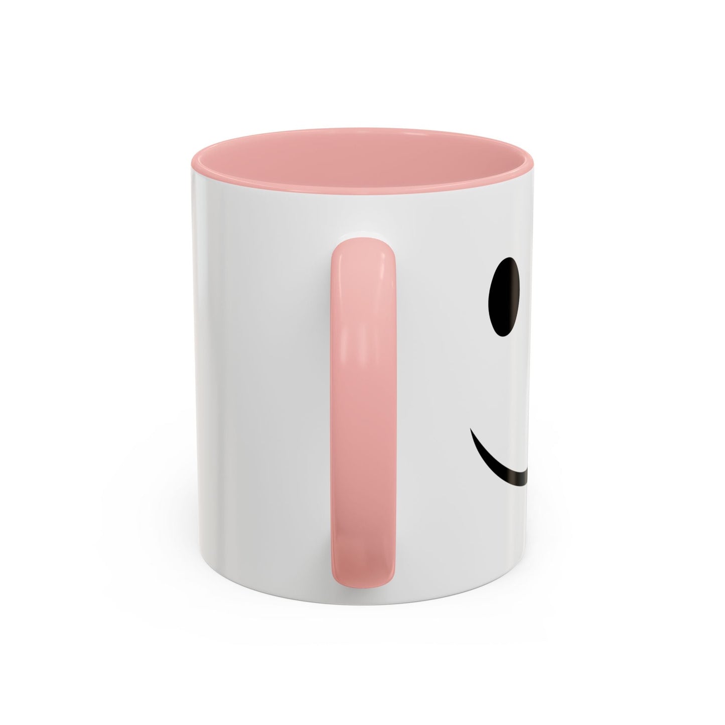 HAPPY SMILE Accent BiColor Funny Sarcastic Mug