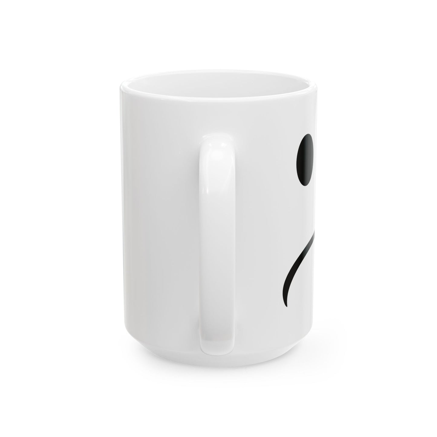 SAD SMILEY FUNNY SARCASTIC MUG