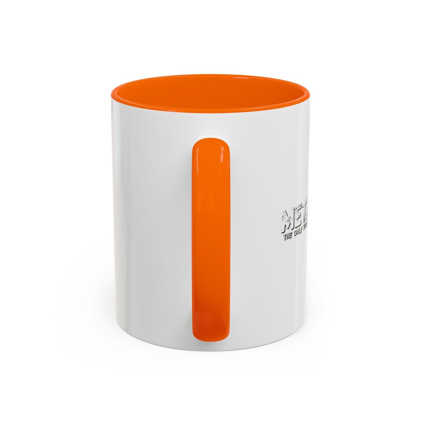 HEAVY METAL THE ONLY THING LOUDER THAN MY THOUGHTS Accent BiColor Mug