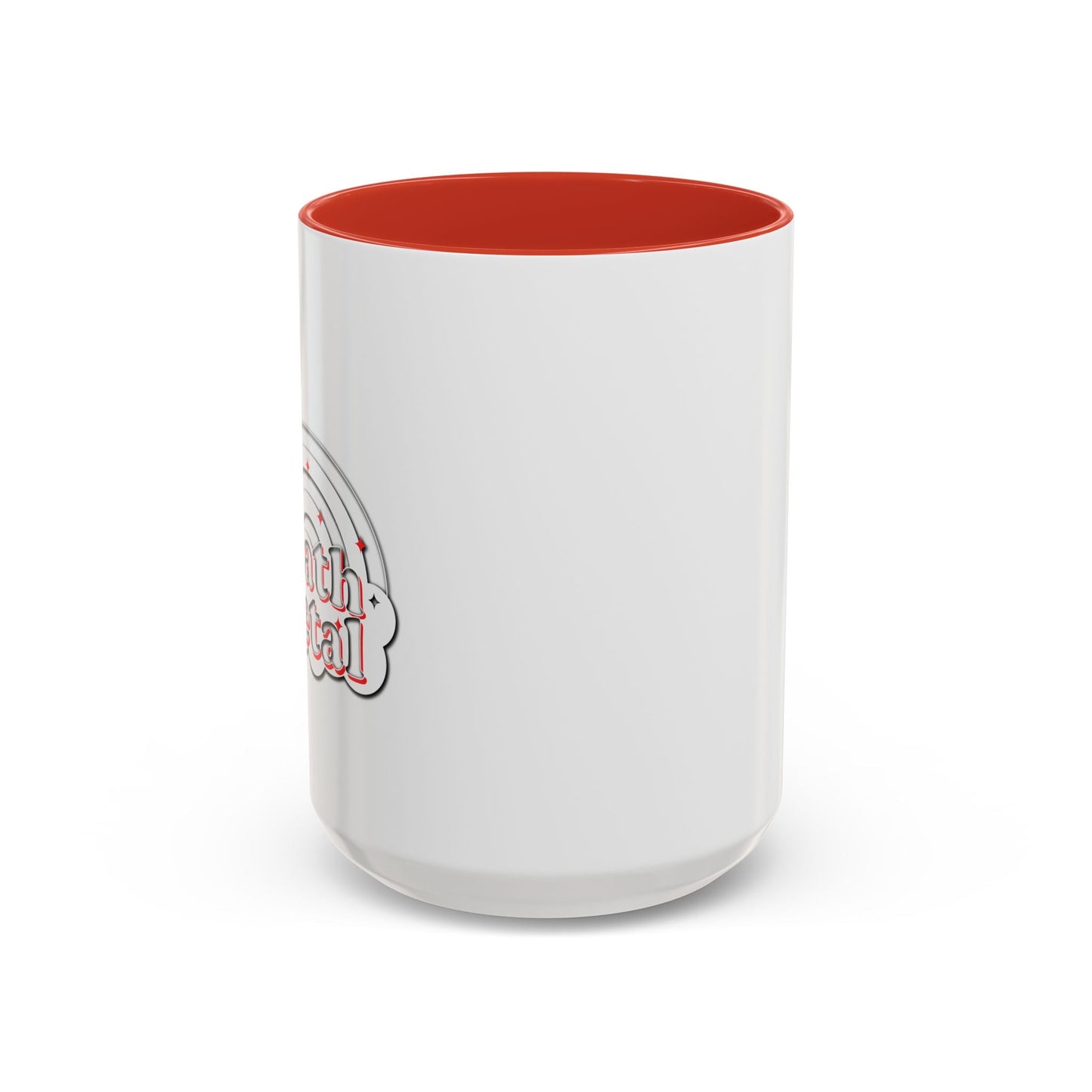 DEATH METAL UNICORN Accent BiColor Funny Sarcastic Mug