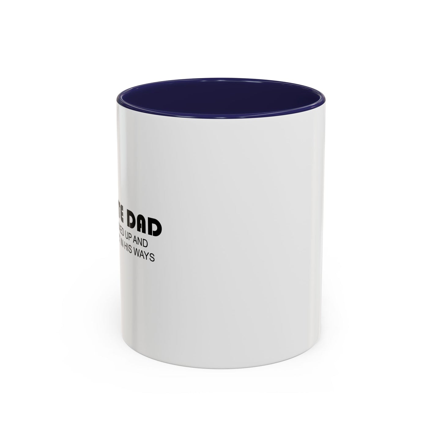 CONCRETE DAD Accent BiColor Funny Sarcastic Mug