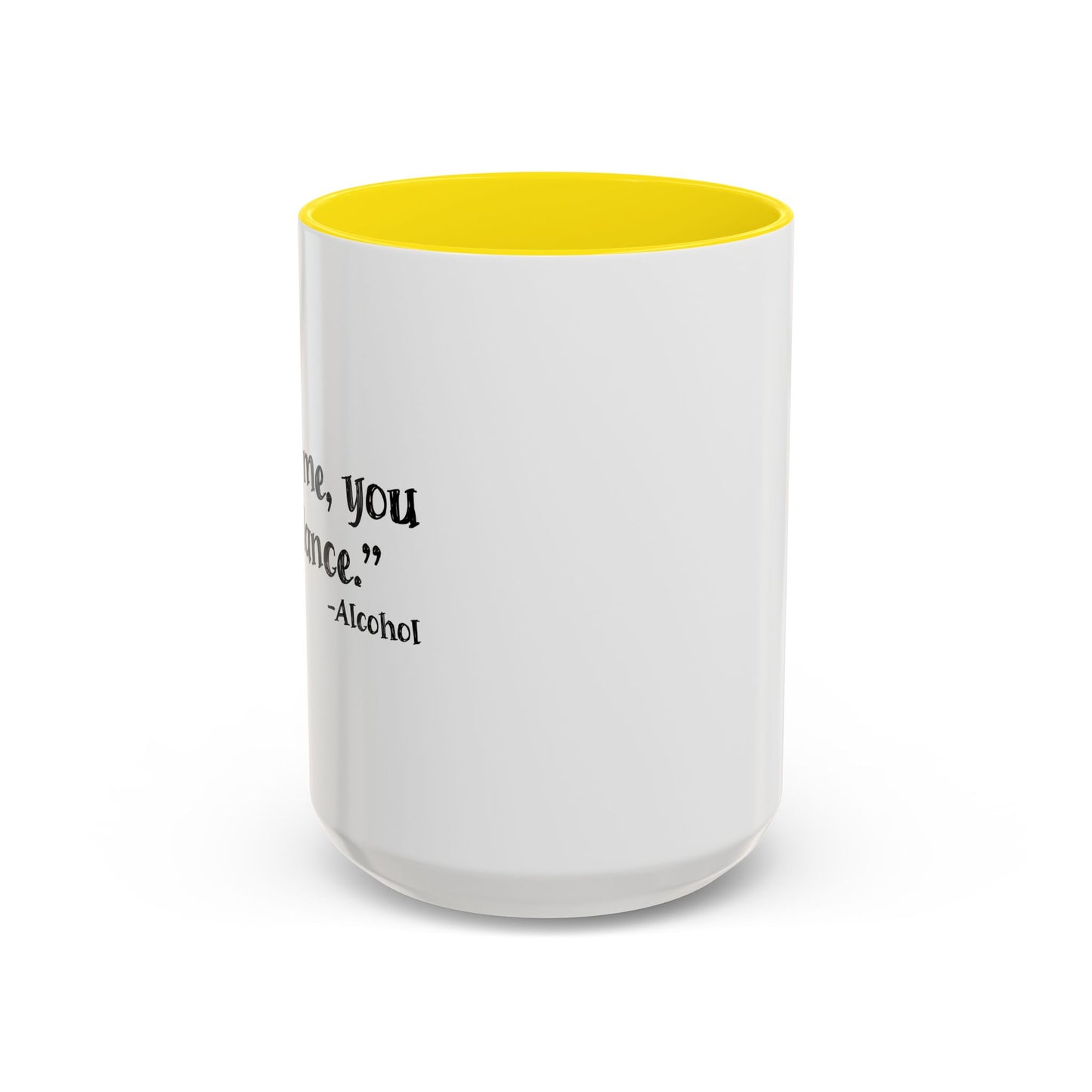 TRUST ME YOU CAN DANCE Accent BiColor Funny Sarcastic Mug