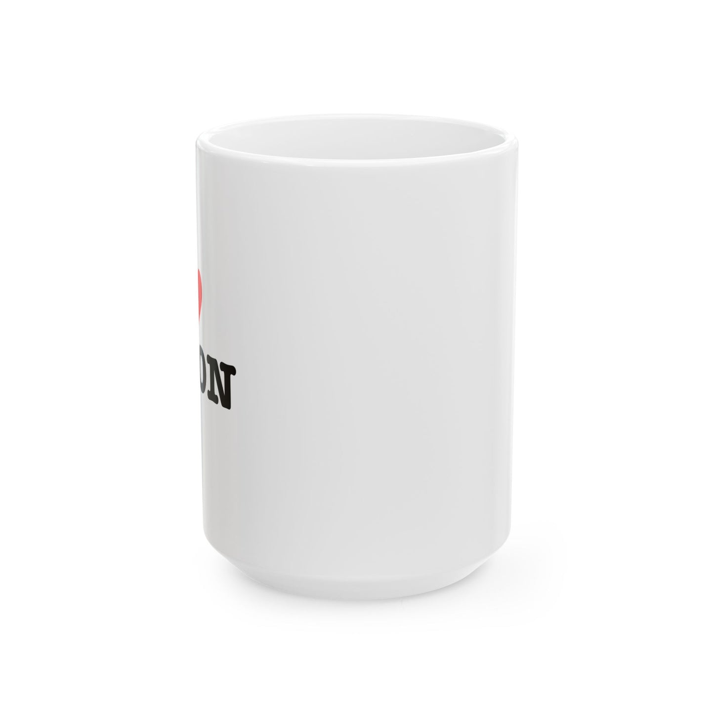 I LOVE BACON FUNNY SARCASTIC WHITE MUG