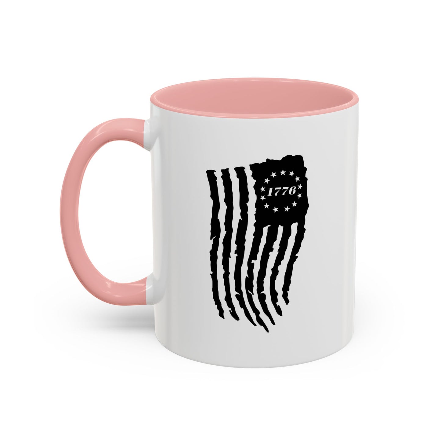 1776 BETSY FLAG Accent BiColor Funny Sarcastic Mug