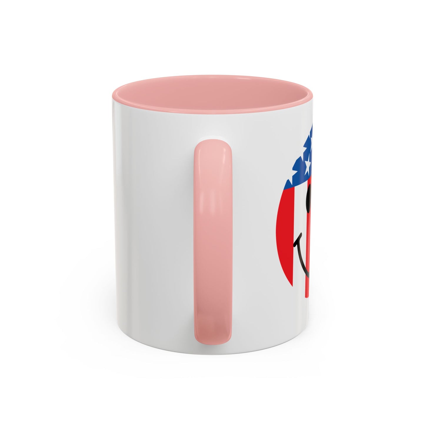 USA SMILY FLAG Accent BiColor Funny Sarcastic Mug