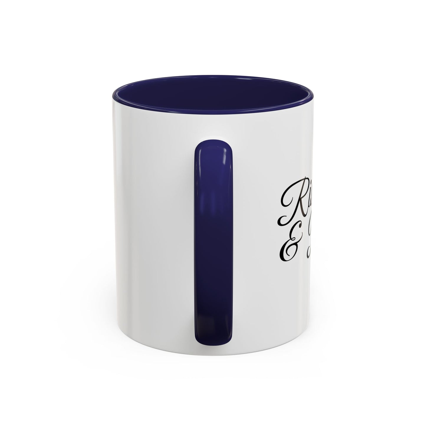 RISE UP & PRAY - LUKE 22-46 Accent BiColor Funny Sarcastic Mug