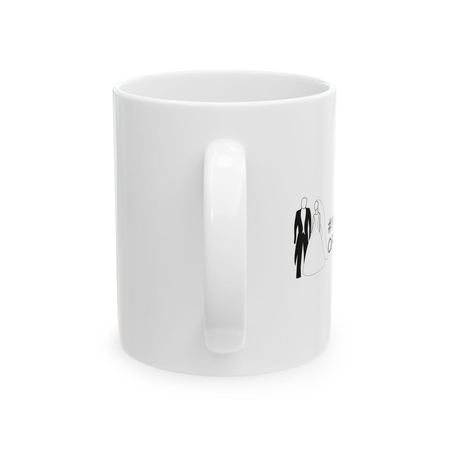 #1 CAUSE OF DIVORCE FUNNY SARCASTIC WHITE MUG