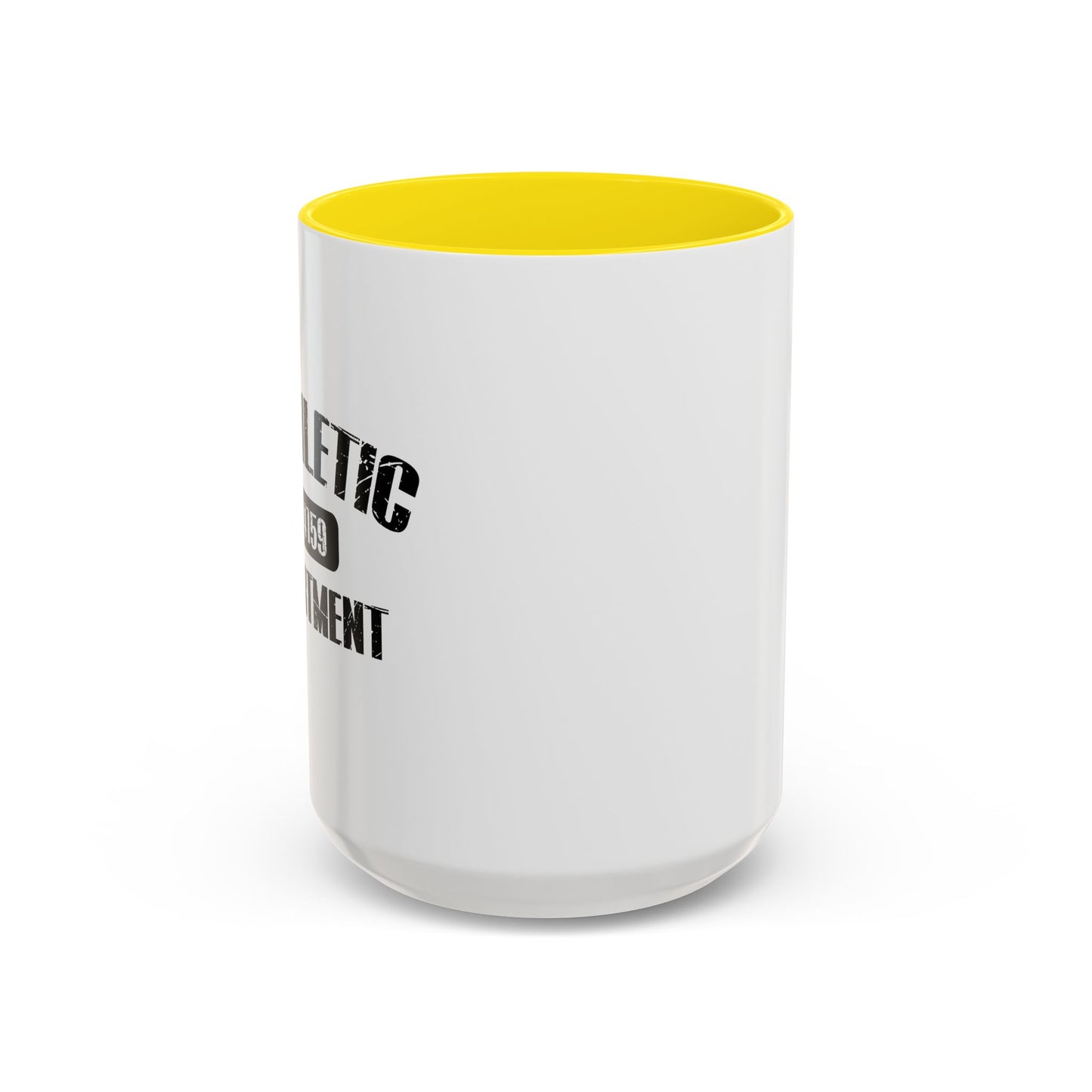 MATHLETIC DEPARTMENT Accent BiColor Funny Sarcastic Mug