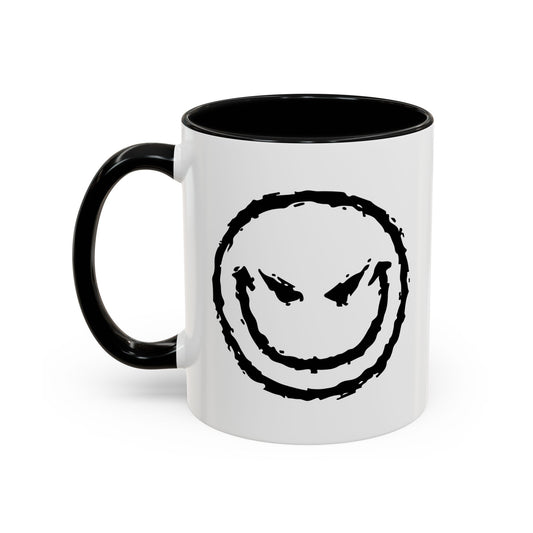 DEVILISH SMILE Accent BiColor Funny Sarcastic Mug